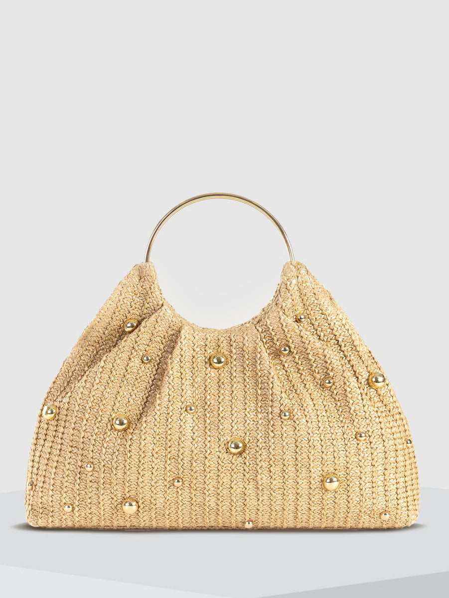 Sac hobo en crochet perlé