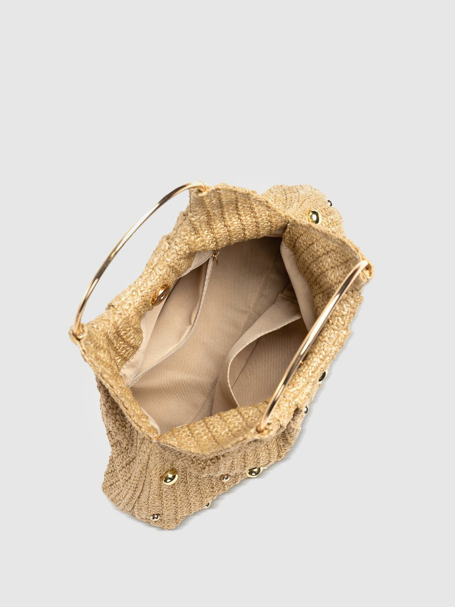 Perlengehäkelte Hobo-Tasche