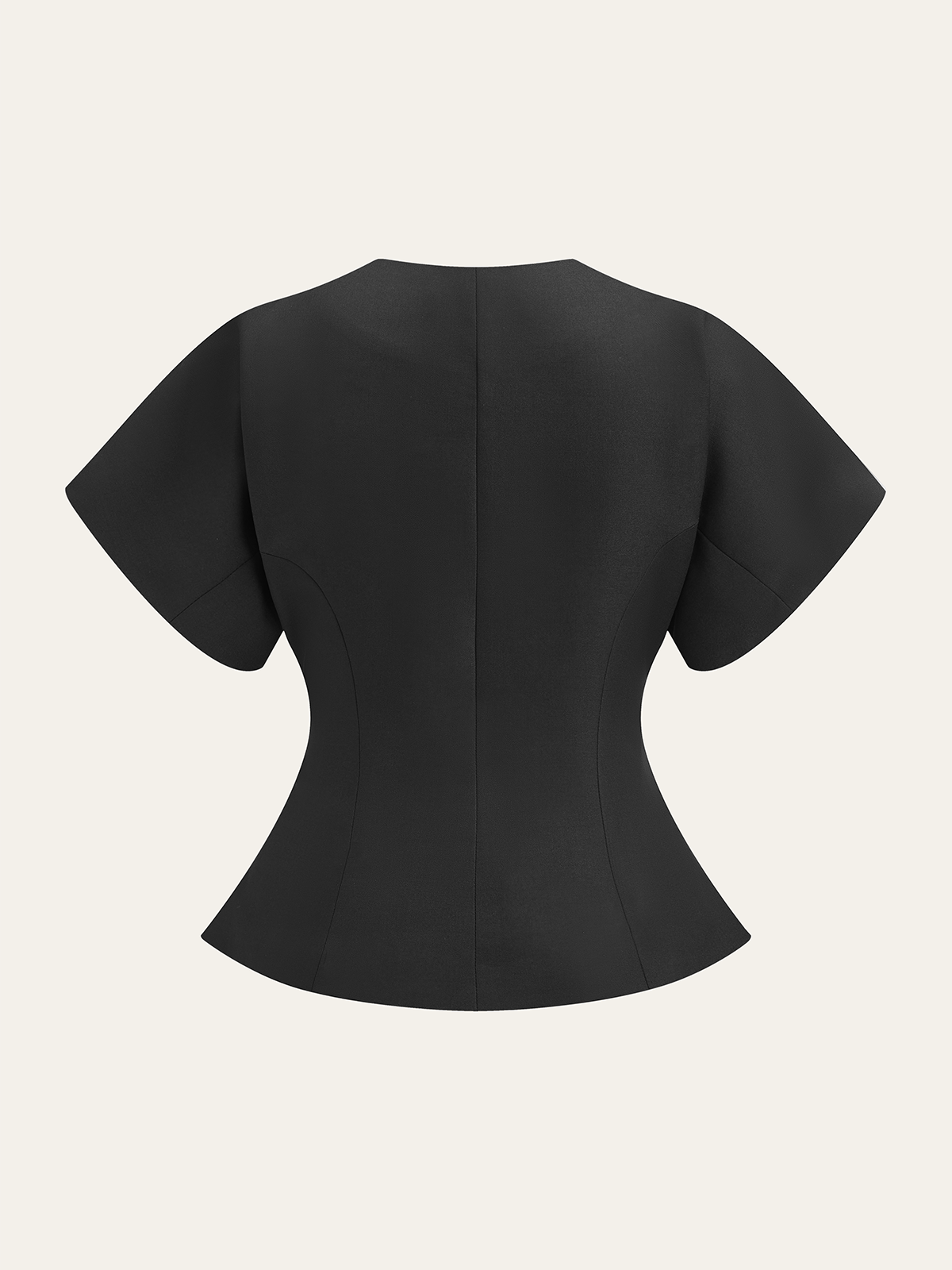 V-Neck Peplum Top