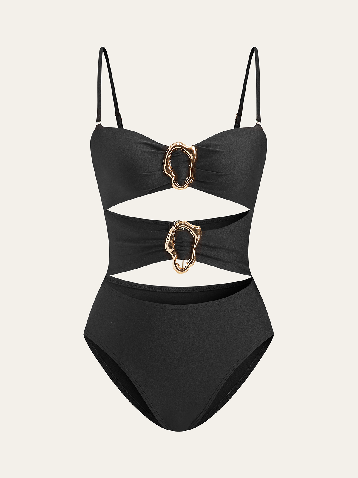 Metal Detail Cut-Out One-Piece