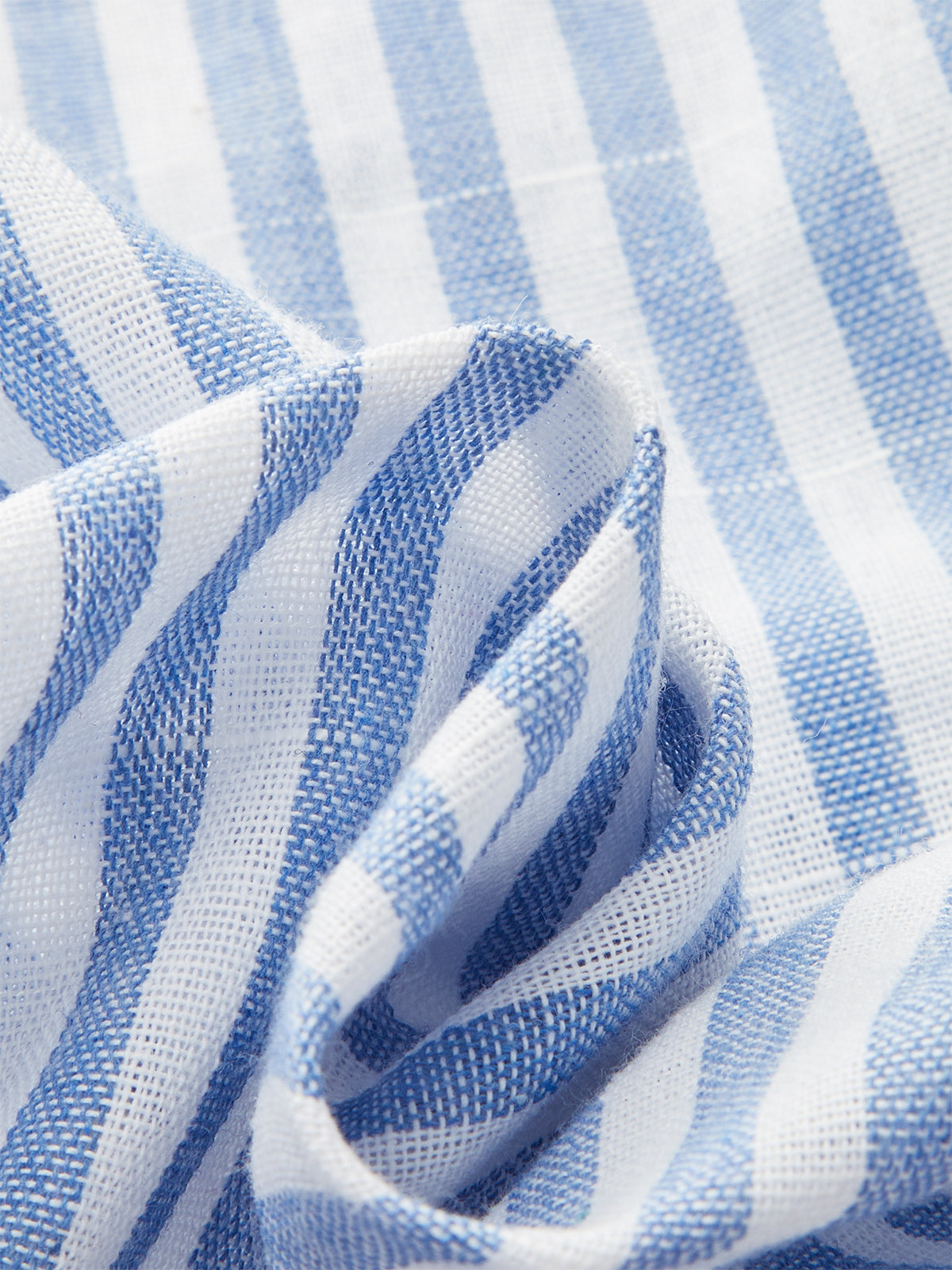 Chemisier rayé à fronces et détails métalliques