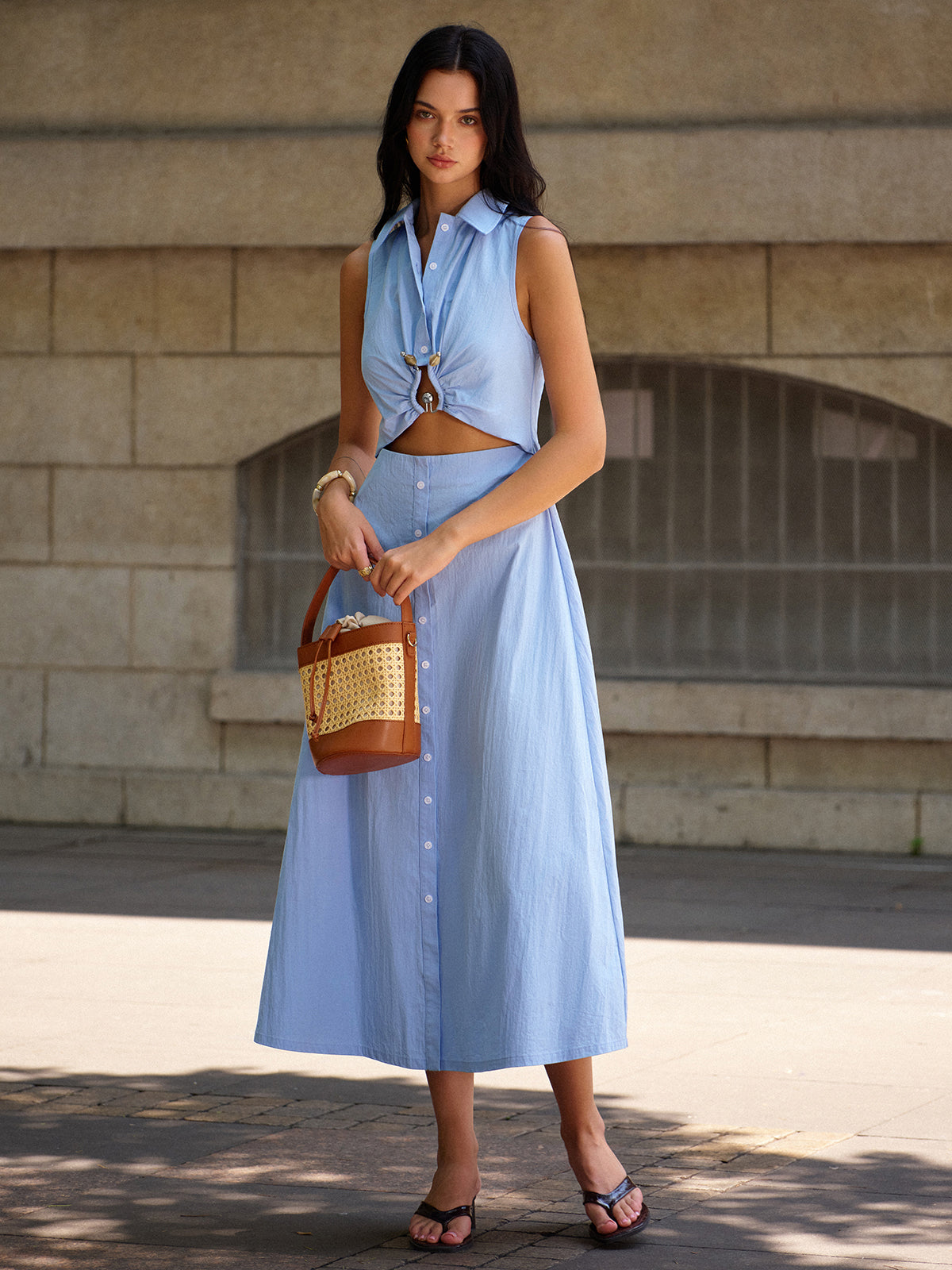 Robe découpe décorative en métal