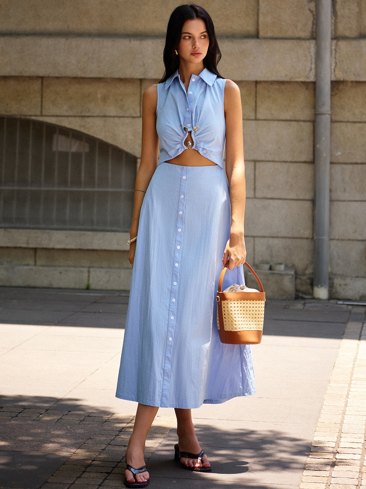 Robe découpe décorative en métal