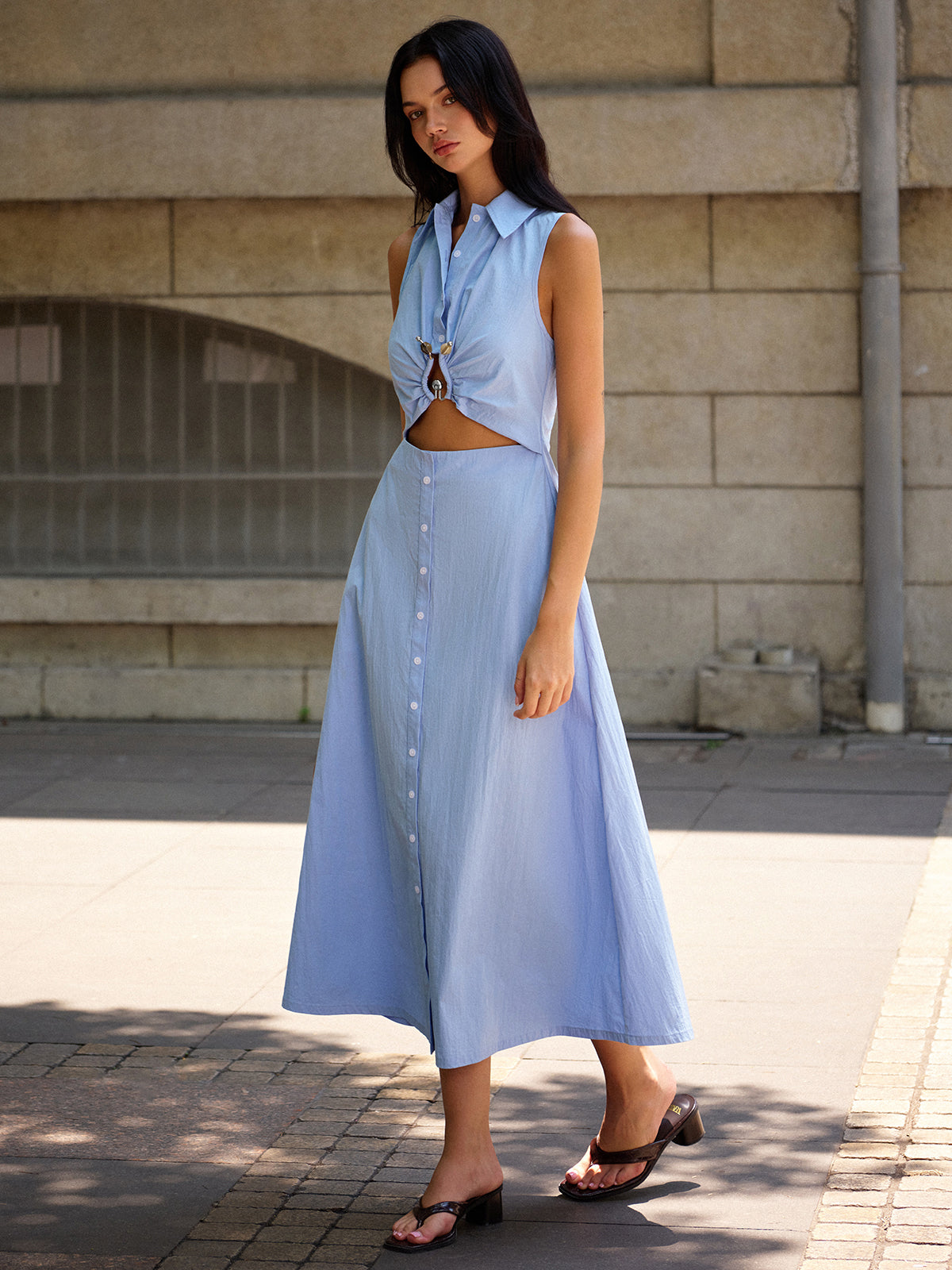 Robe découpe décorative en métal