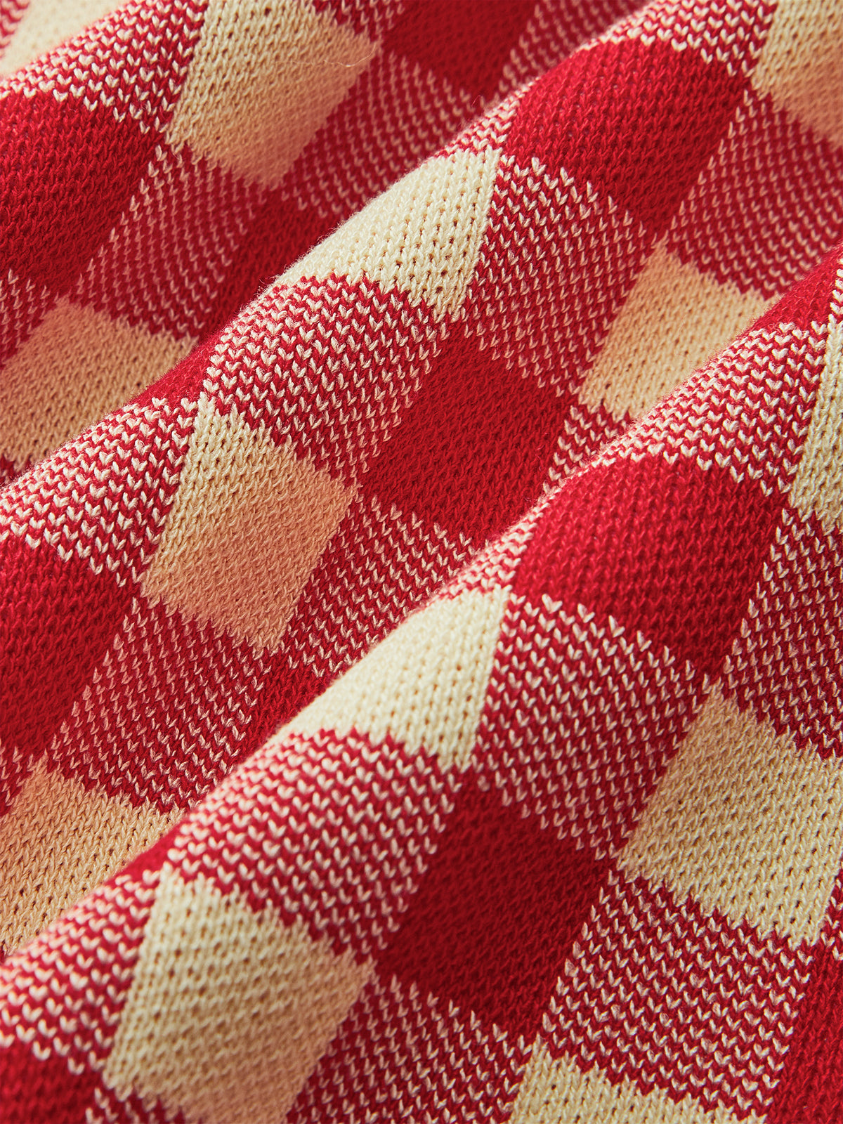 Gingham Print Pants Set