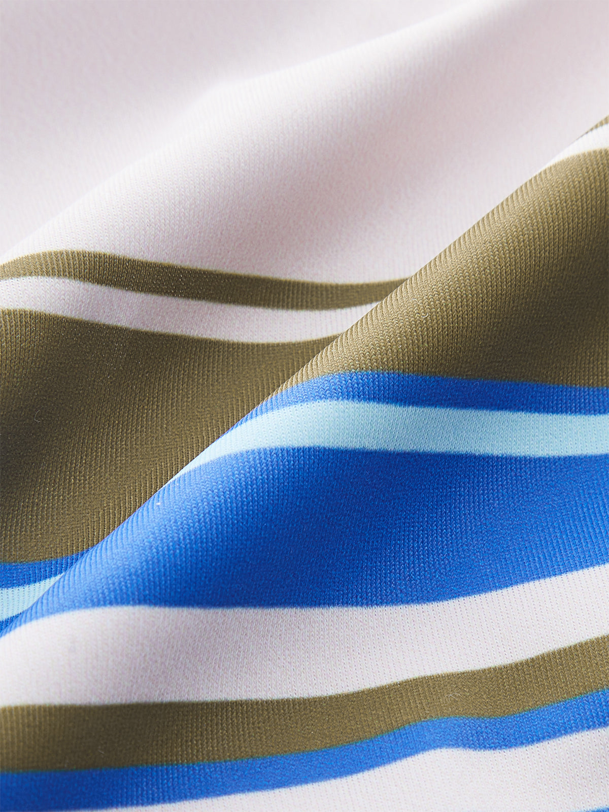 Color-Block-Bikini-Oberteil mit Streifen
