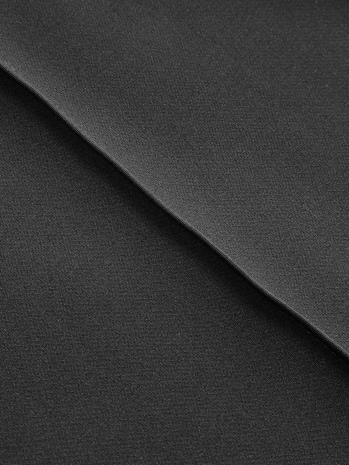 Stretchable Flared Pants with Front Seams