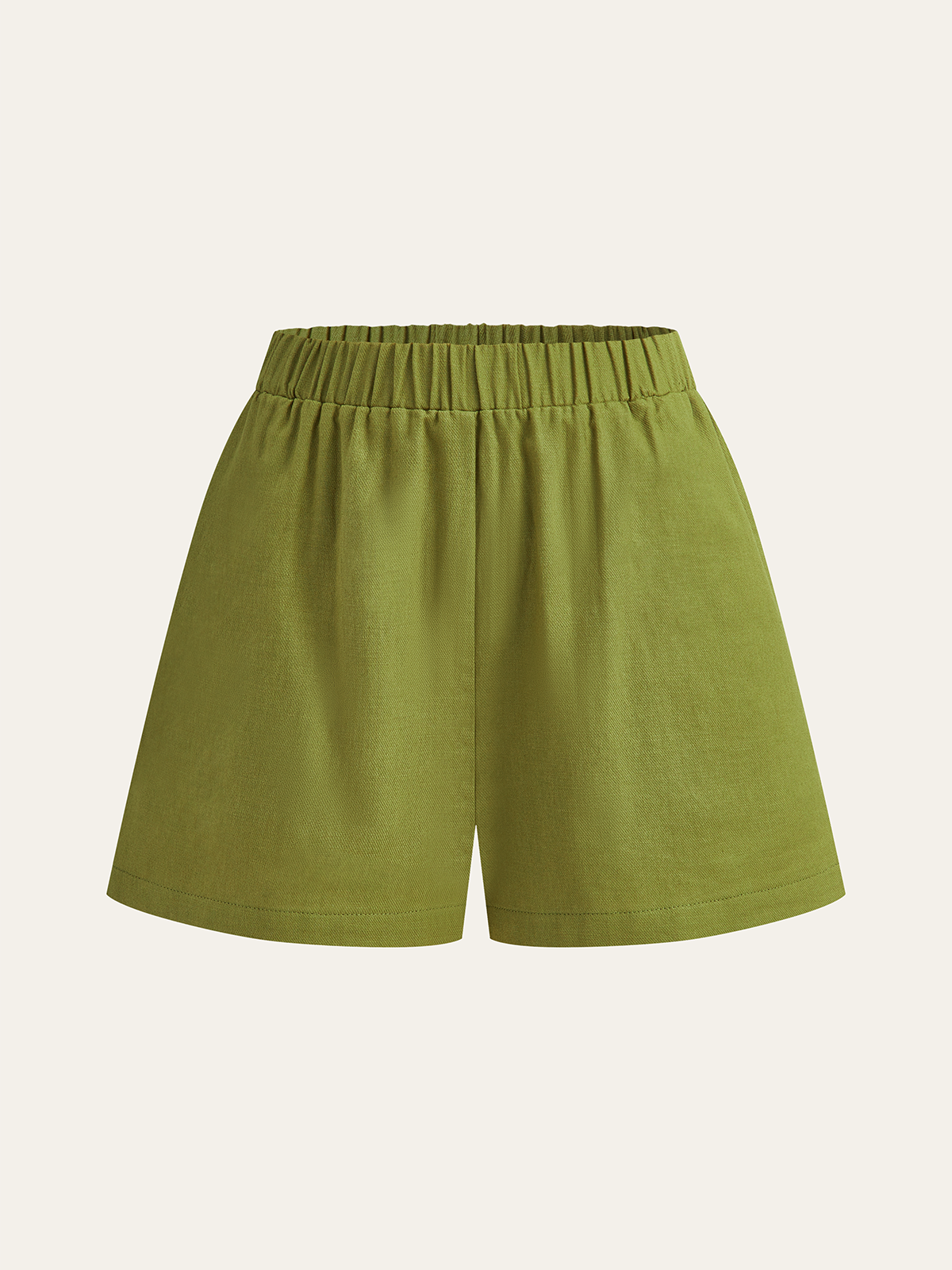 Pailletten-Cami-Top und Shorts-Set mit elastischem Bund