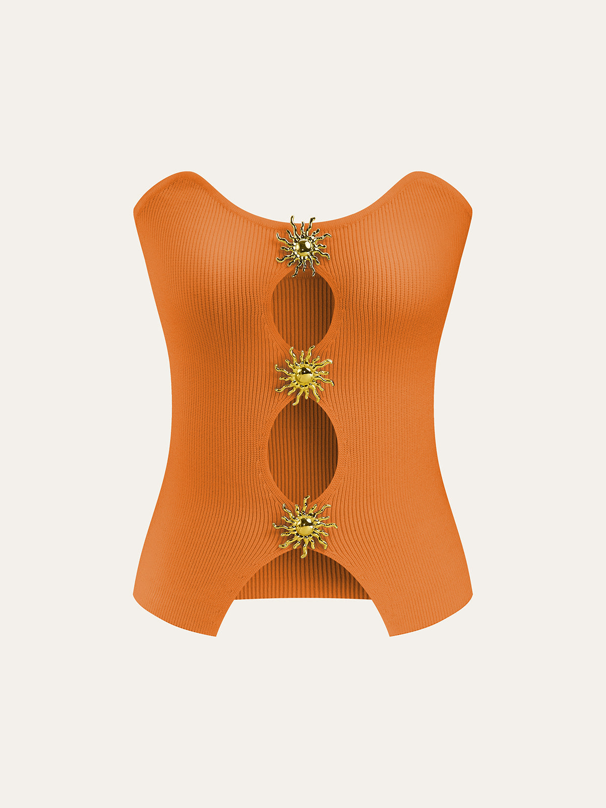 Gilet pull en maille ajourée métallique