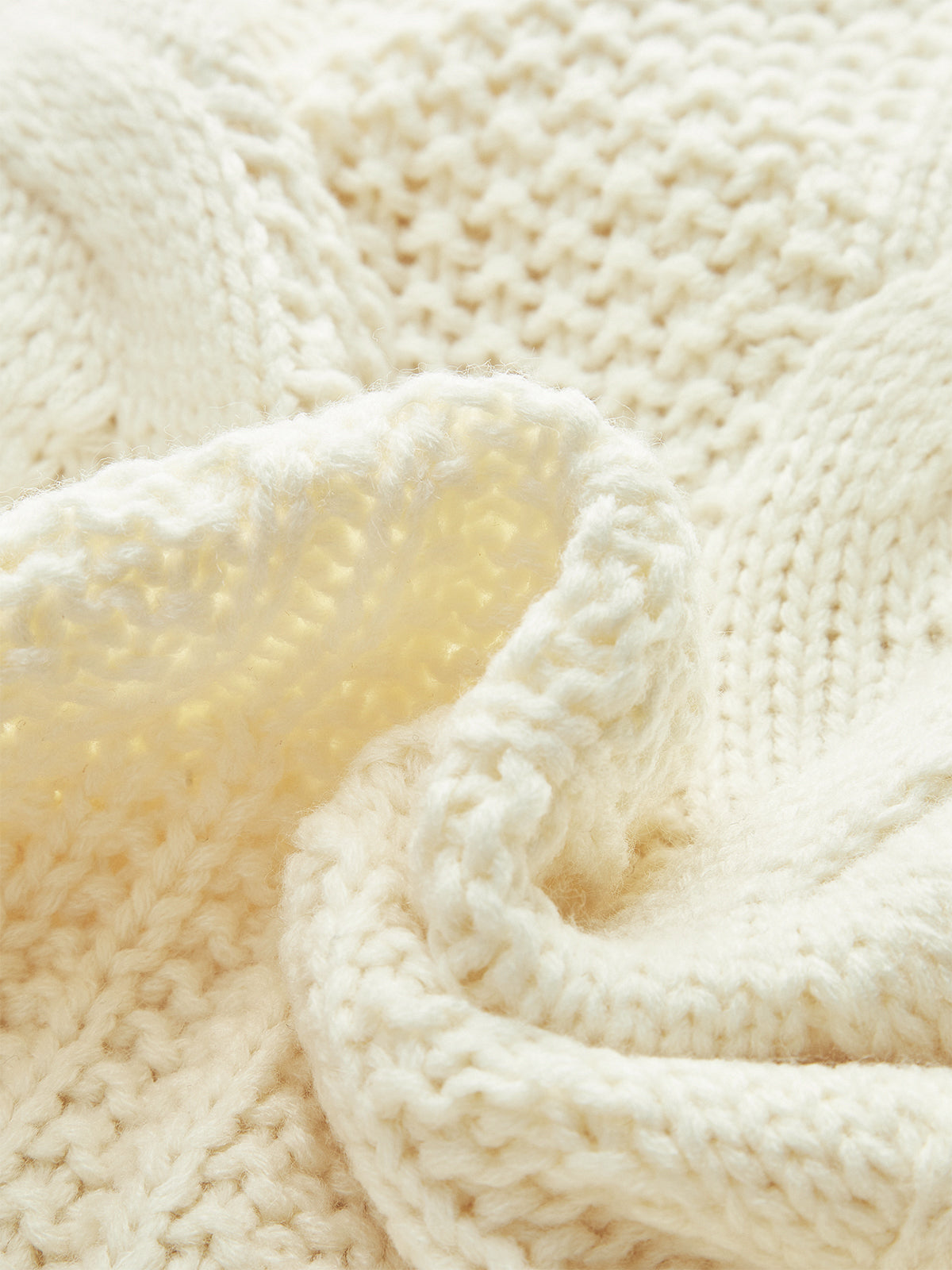 Cable Knit Sleeveless Peplum Top