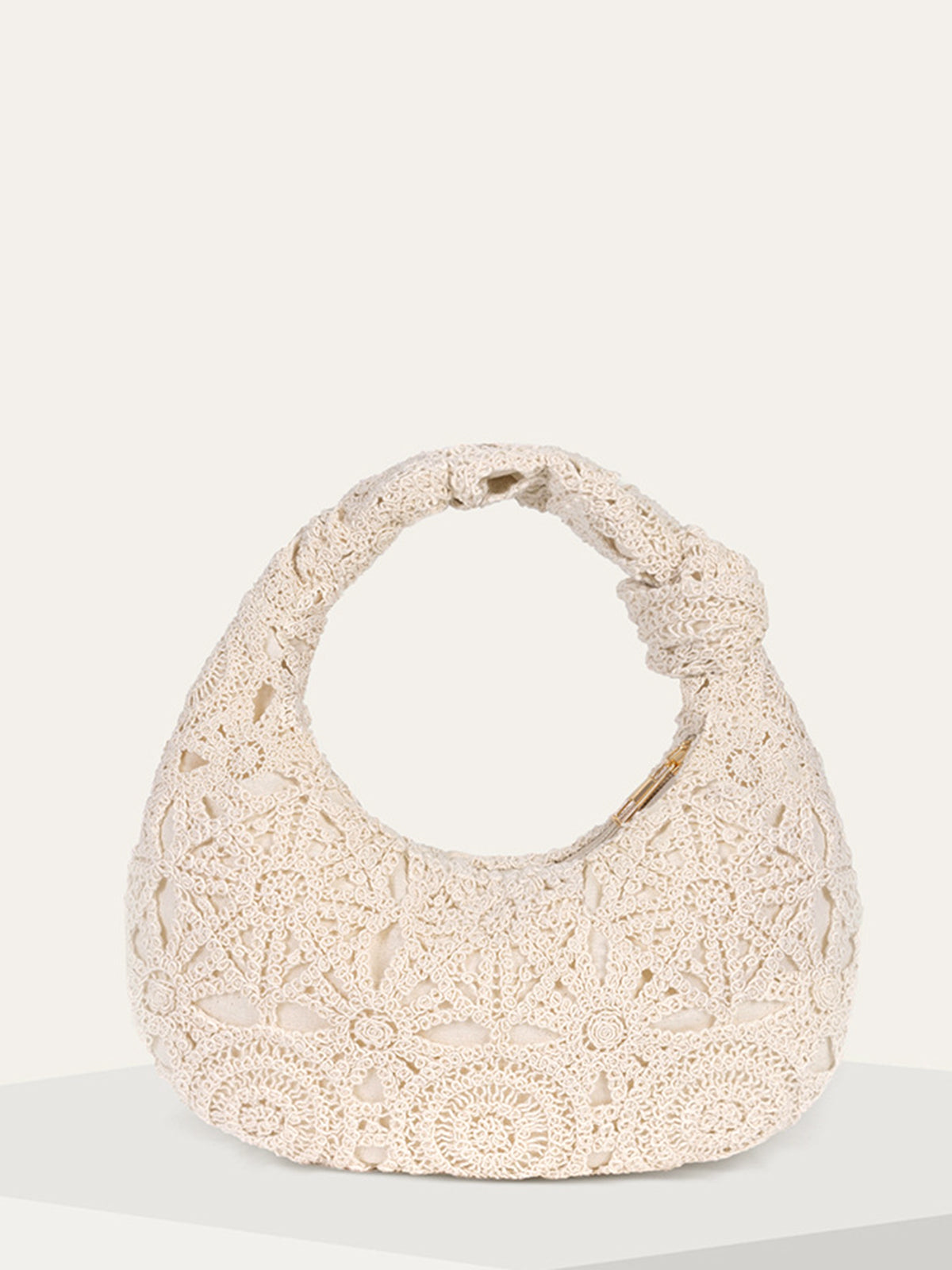 Crochet Knotted Handle Bag