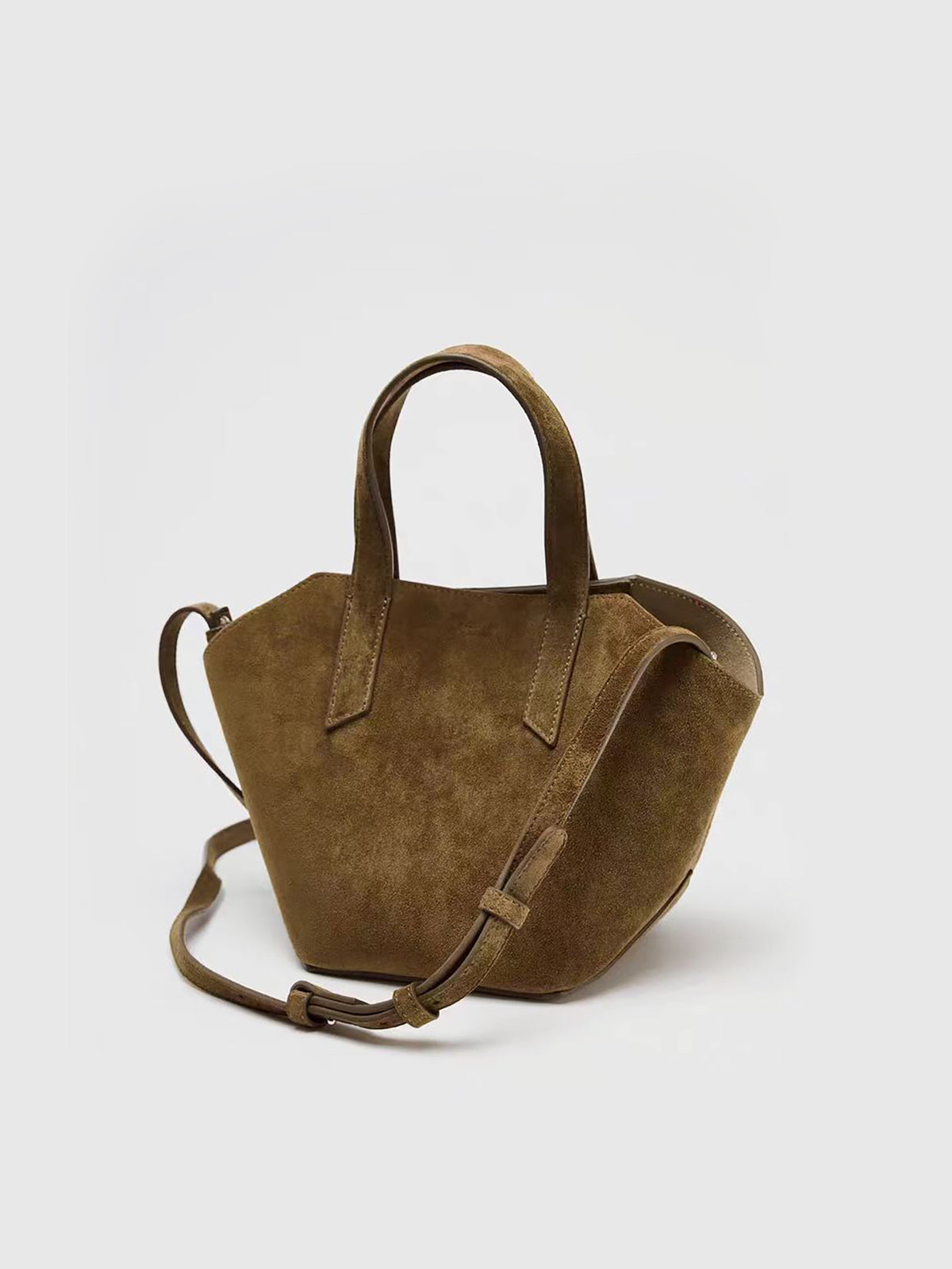 Mini sac cabas en suède