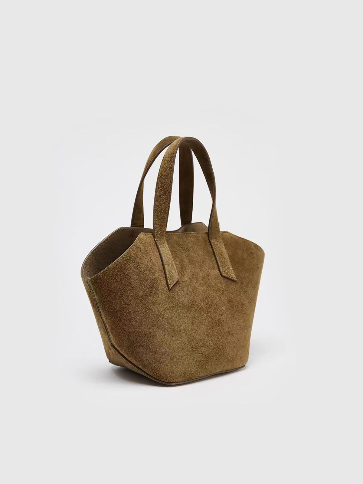 Mini sac cabas en suède