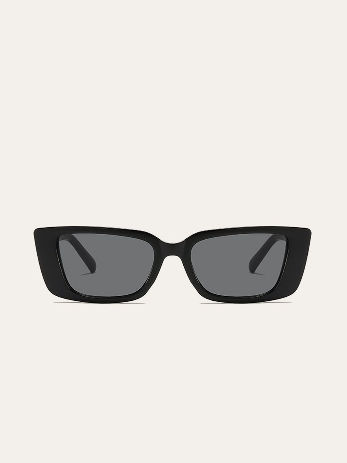 Rectangular Sunglasses with Gold Decorative Hinges