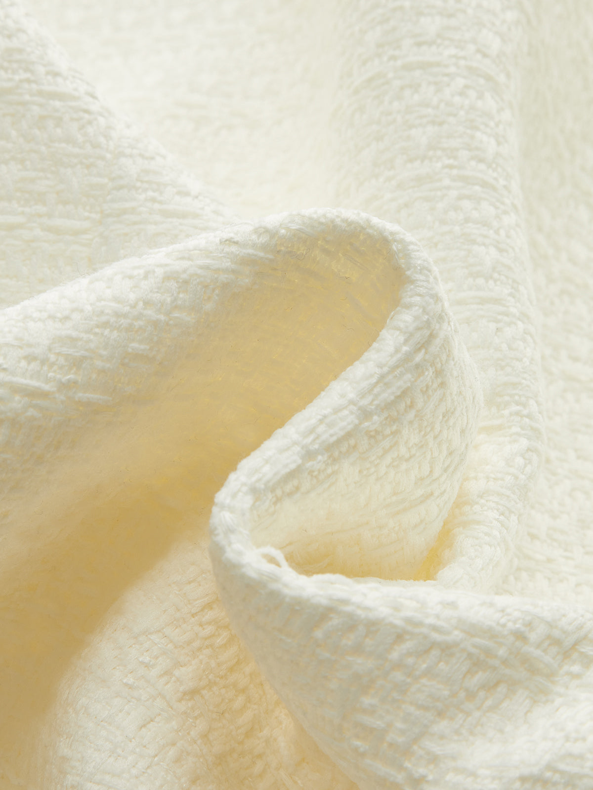 Textured V-Neck Peplum Top