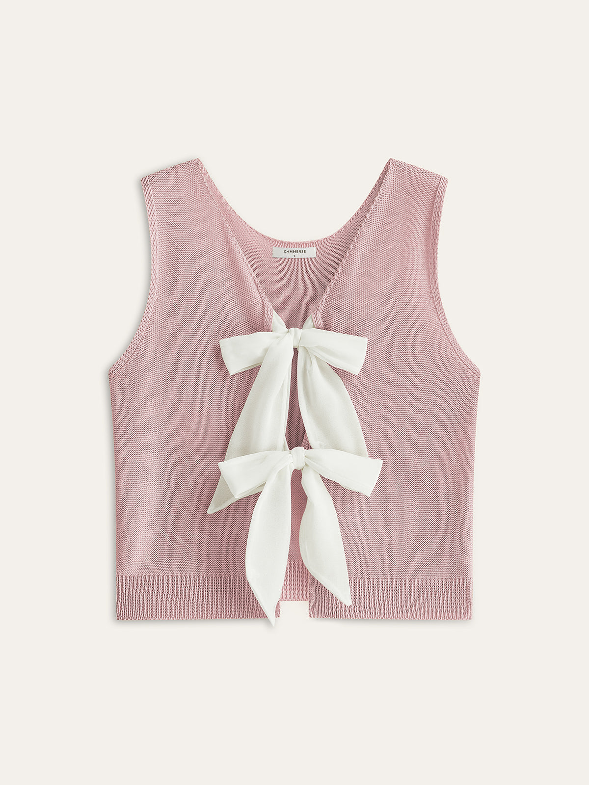 Bow Tie Knit Top