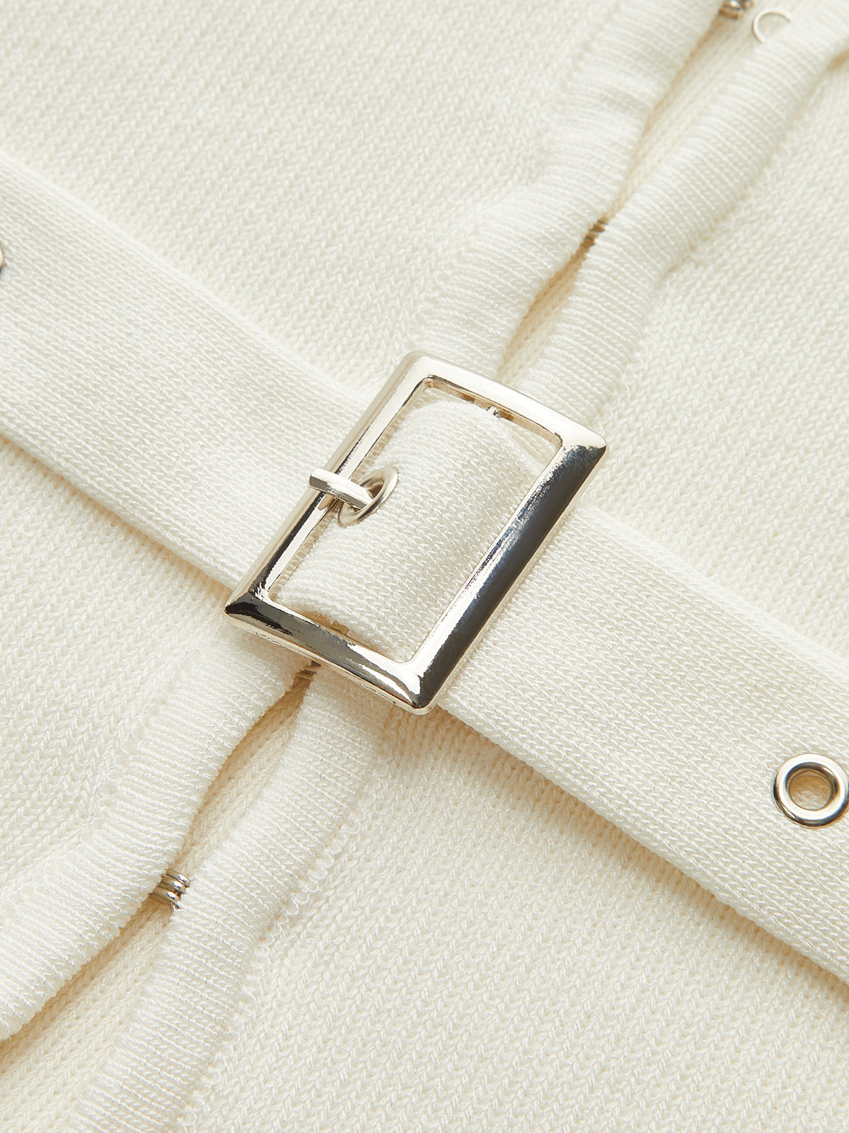 Belted V-Neck Knit Cardigan