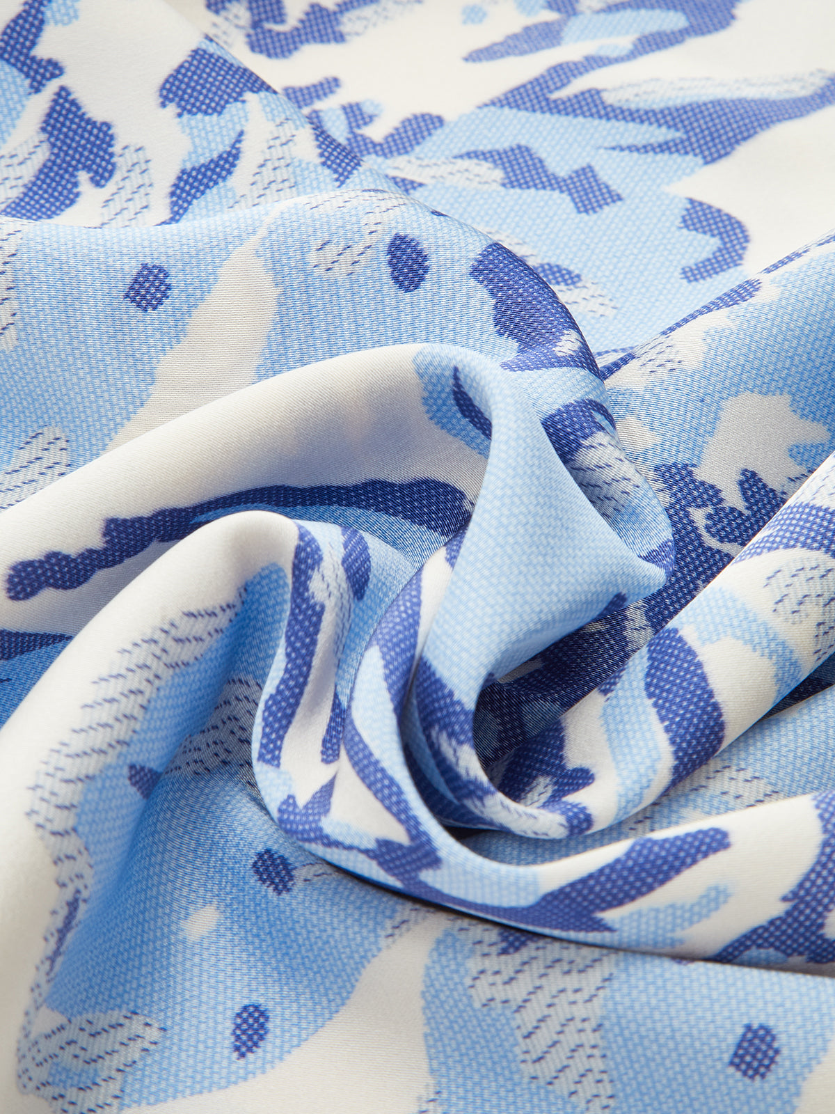 Robe midi imprimée à fleurs et col halter