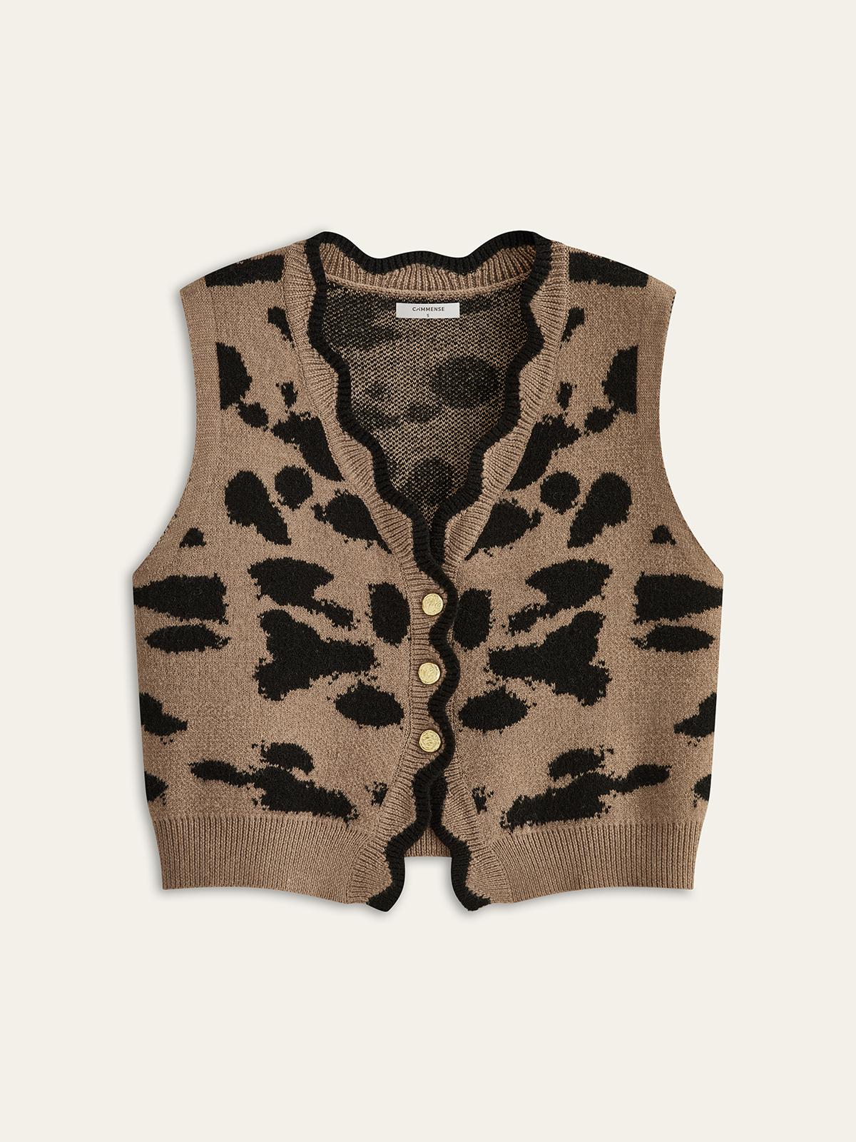 Cardigan mit Leopardenmuster