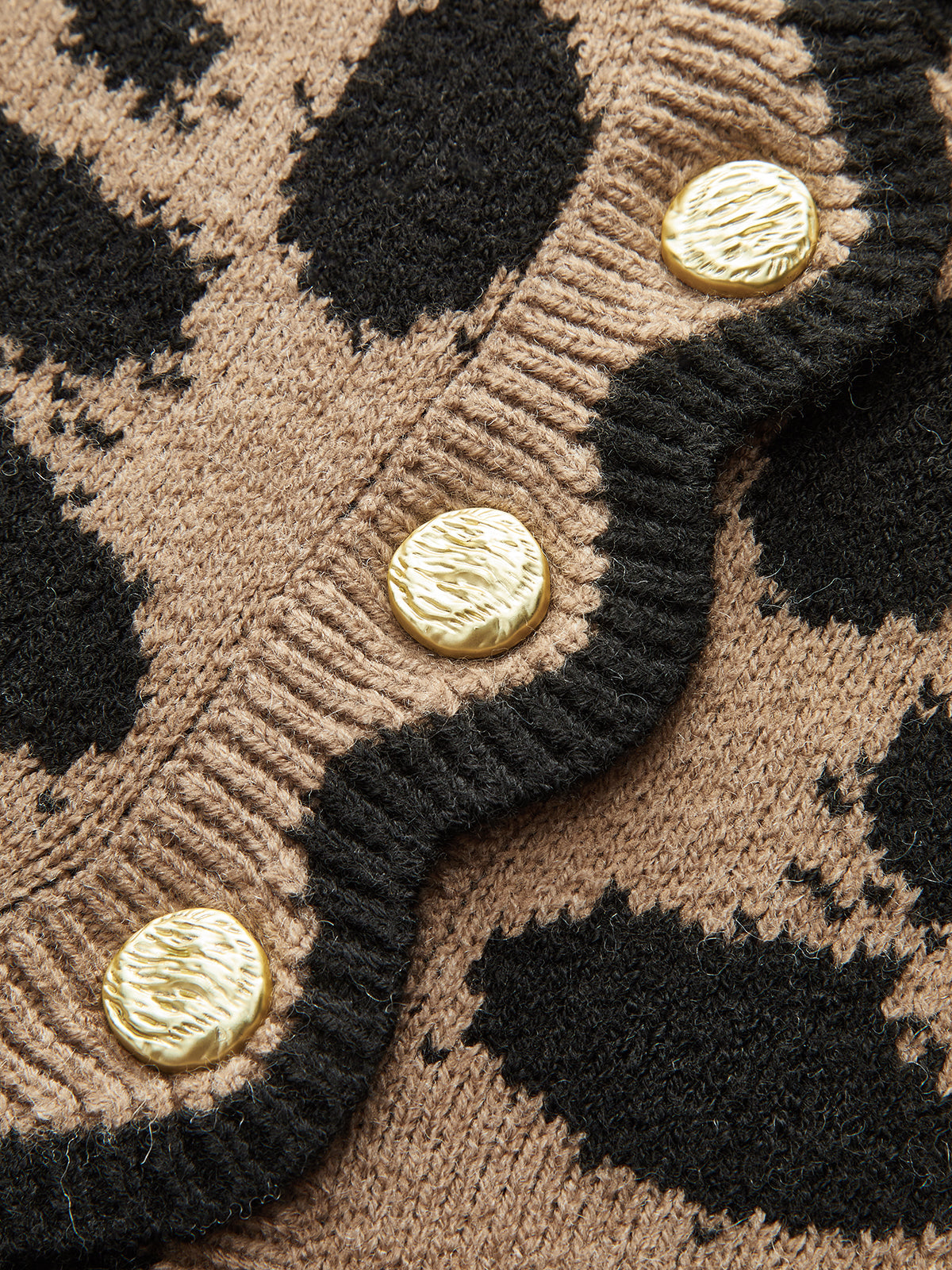 Cardigan mit Leopardenmuster