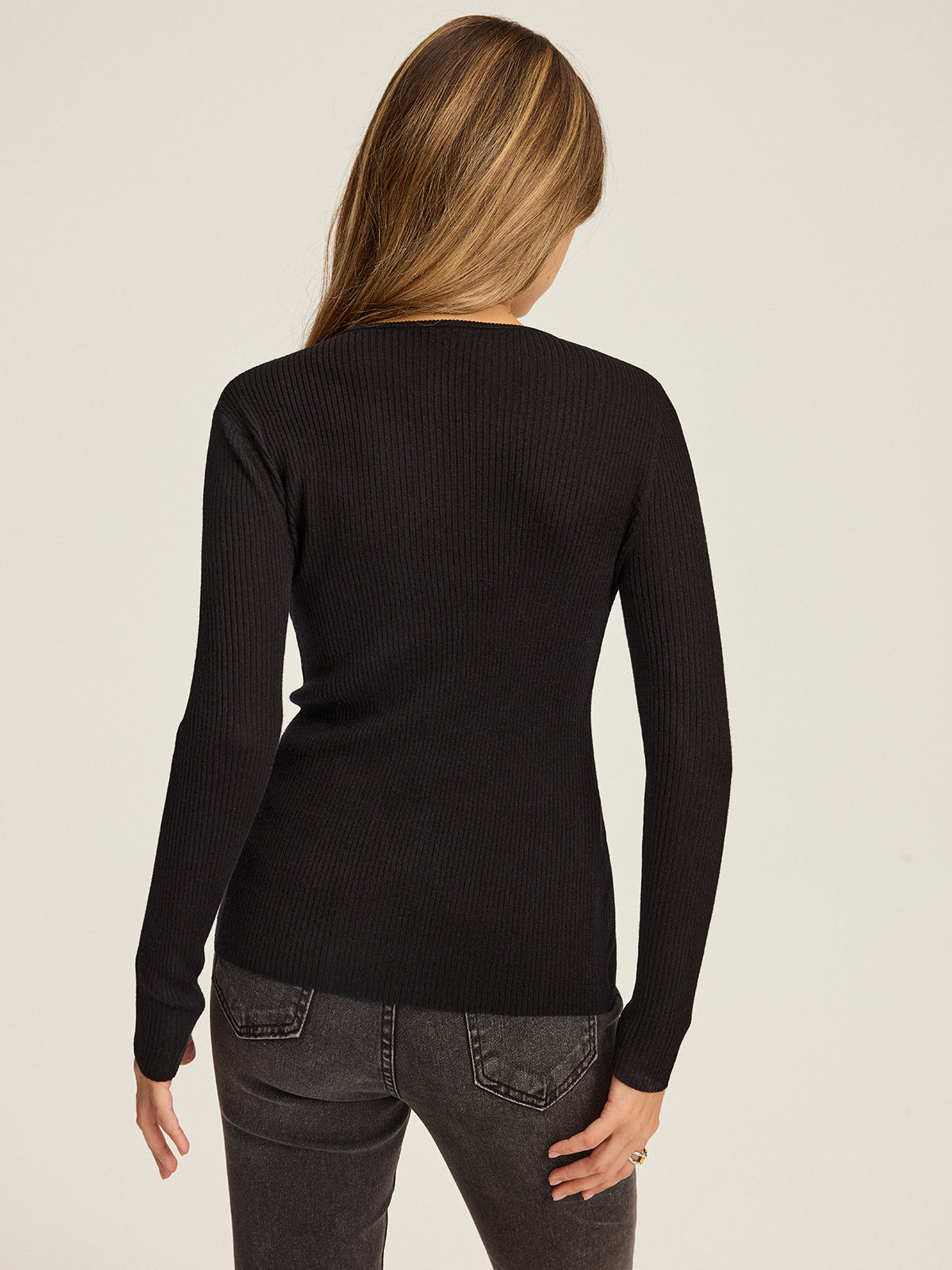 Cardigan asymétrique boutonné