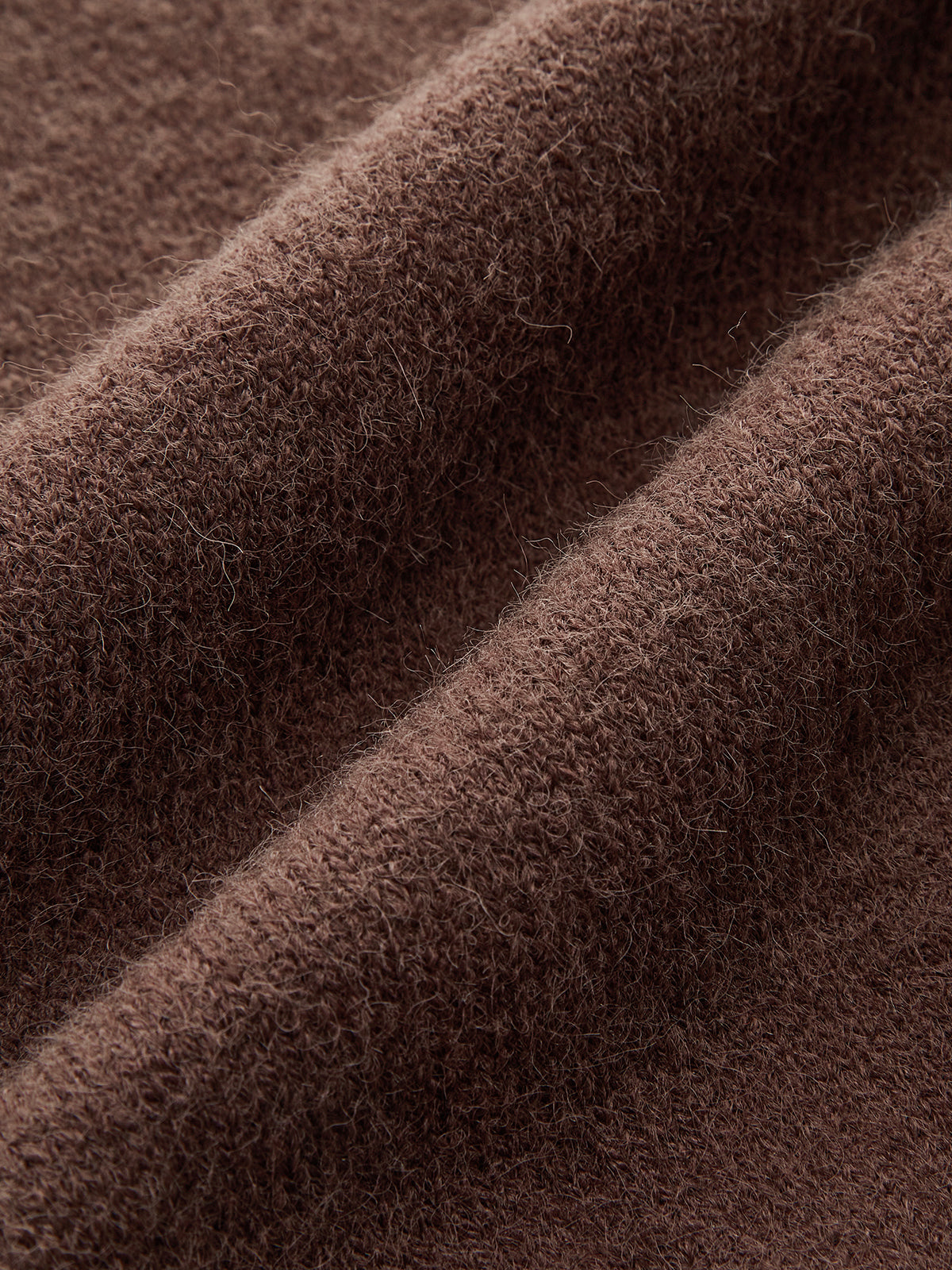 Crew Neck Button-Front Knit Cardigan