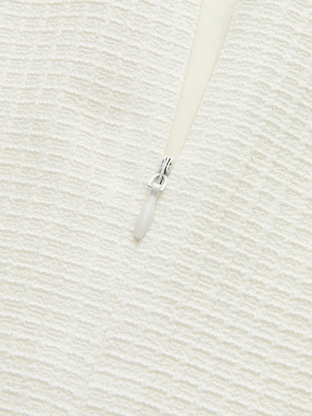 Textured Polo Neck Midi Dress