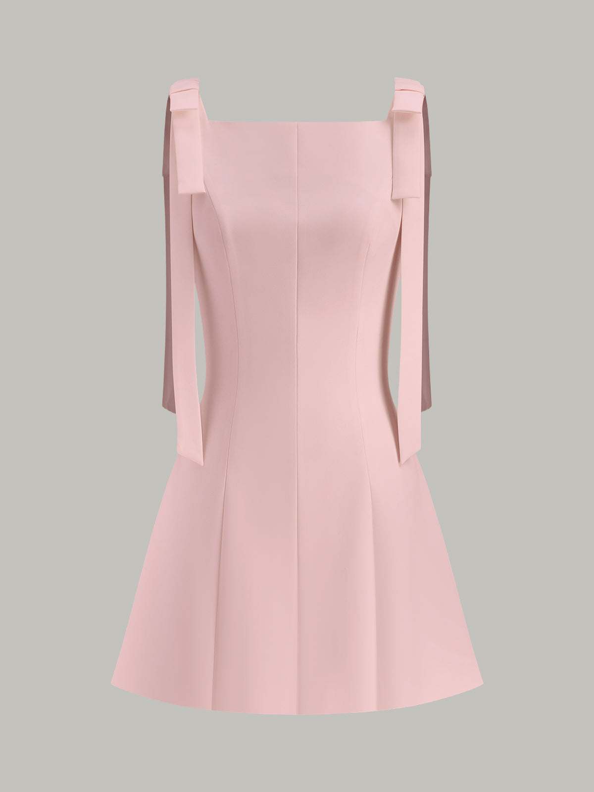 Bow-Strap Mini Dress