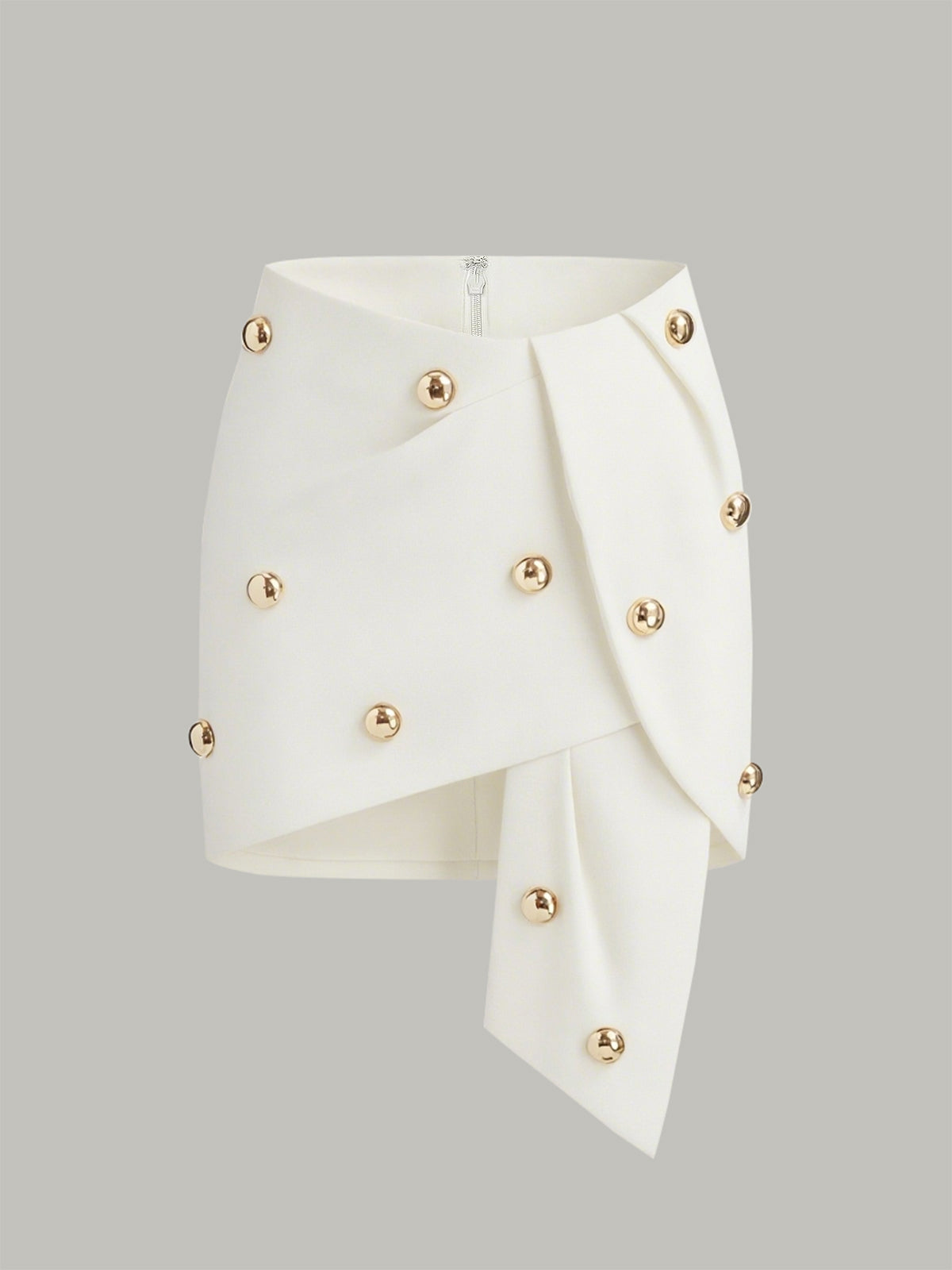 Asymmetrischer Metalldekor-Rock