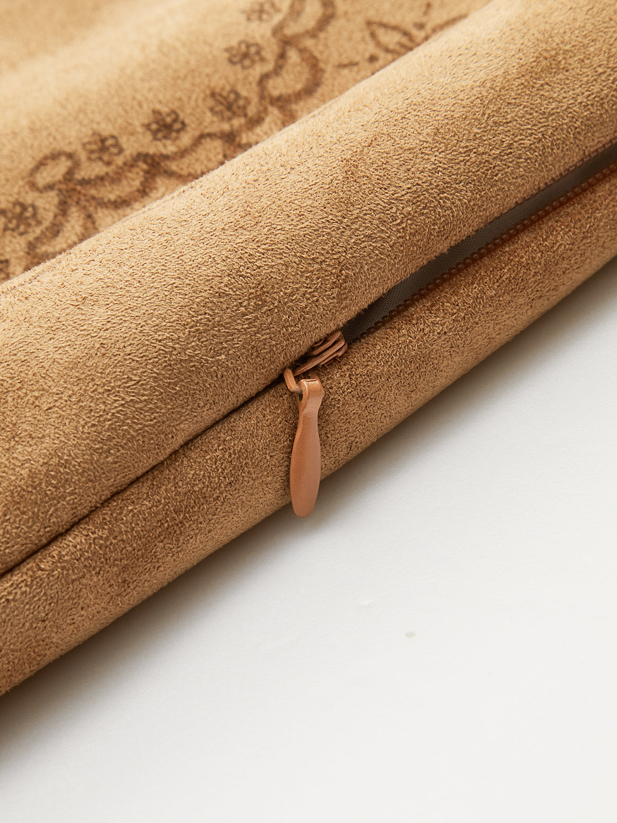 Minirock mit Knopfleiste und Wildlederoptik