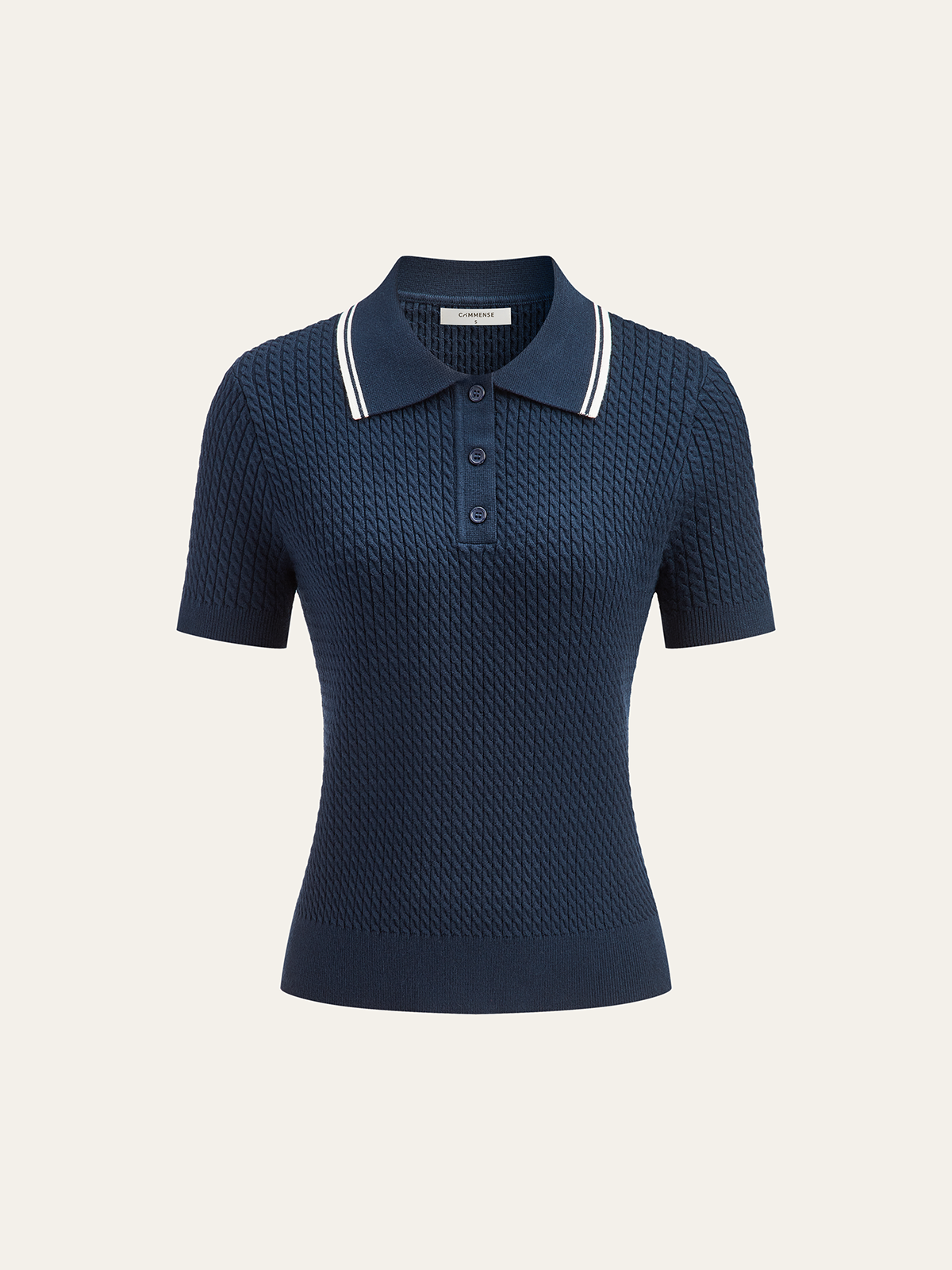 Haut en maille plissée à revers