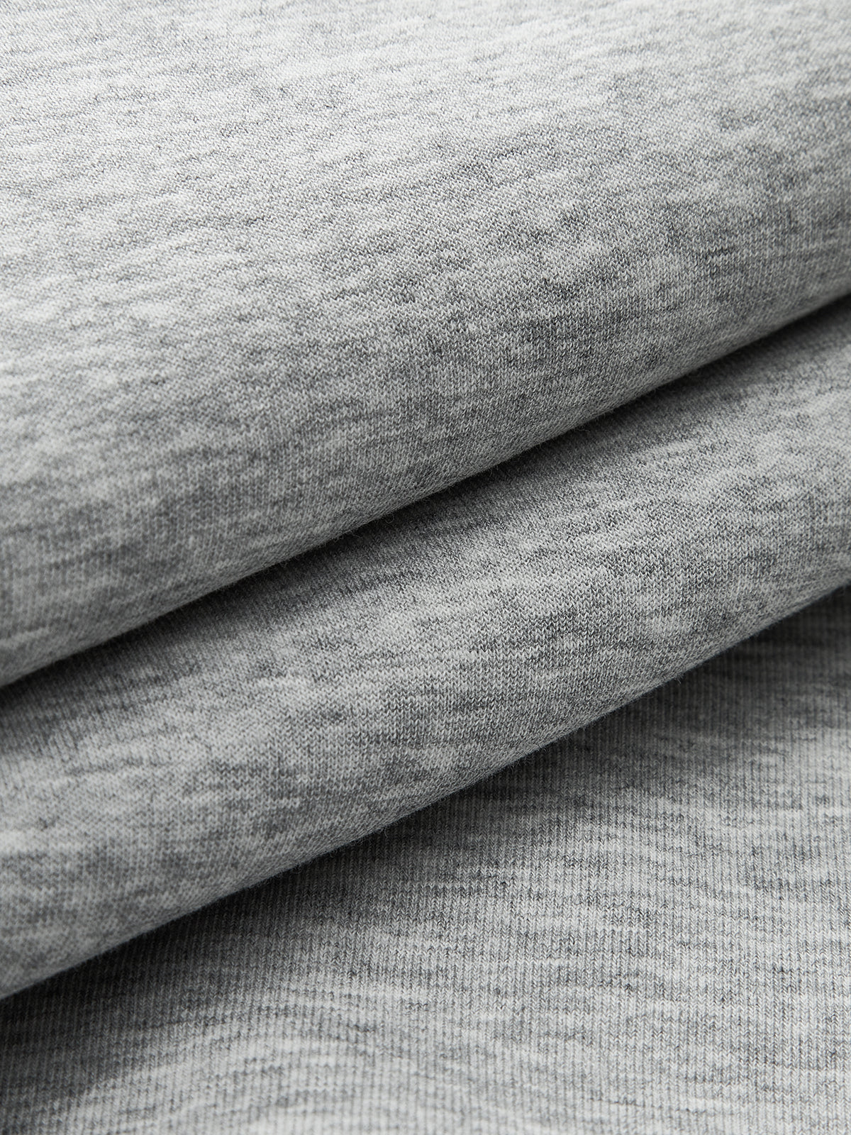 Sweat-shirt col rond en mélange de coton