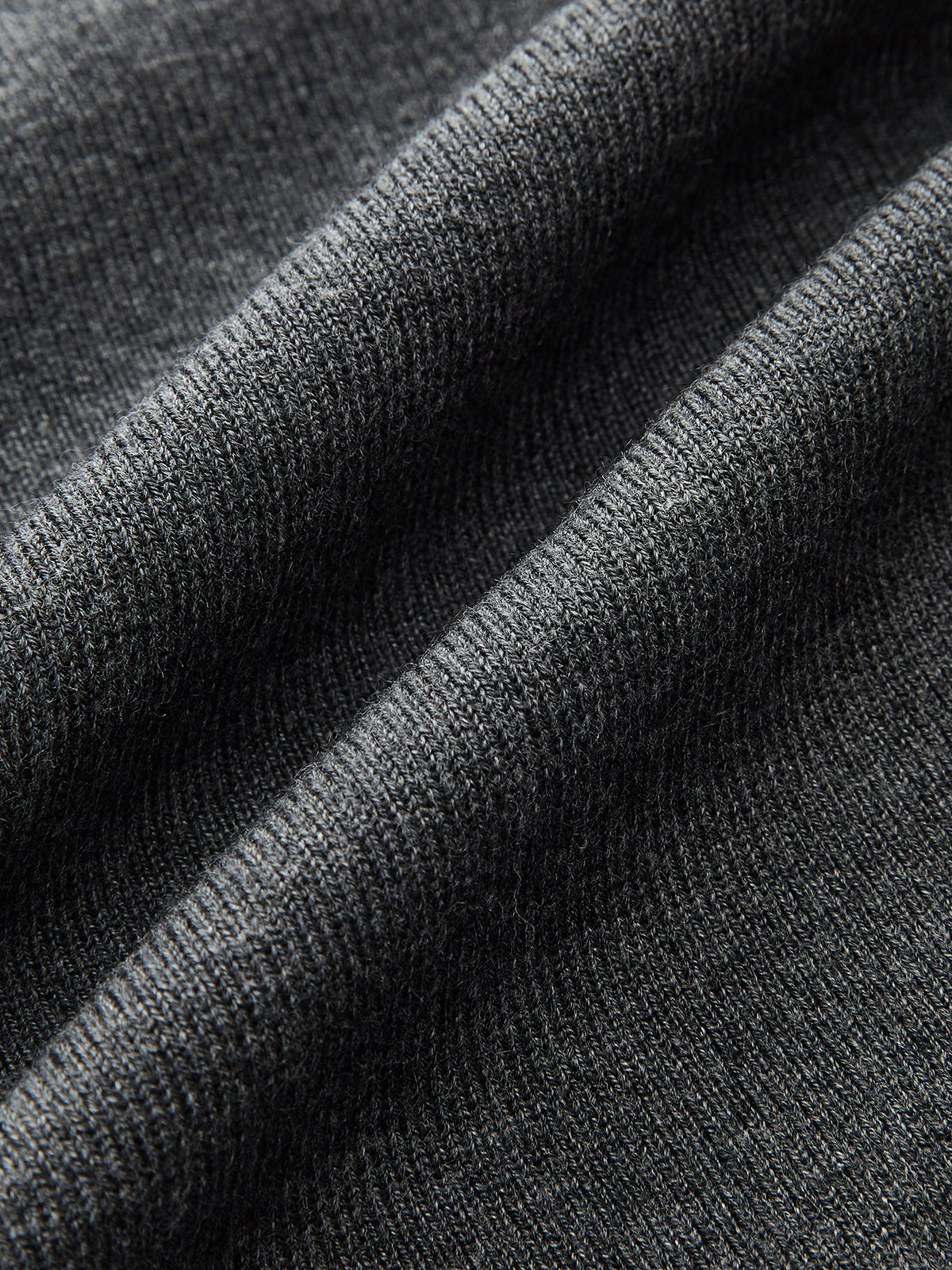 Wool Blend Fitted Button Knit Top