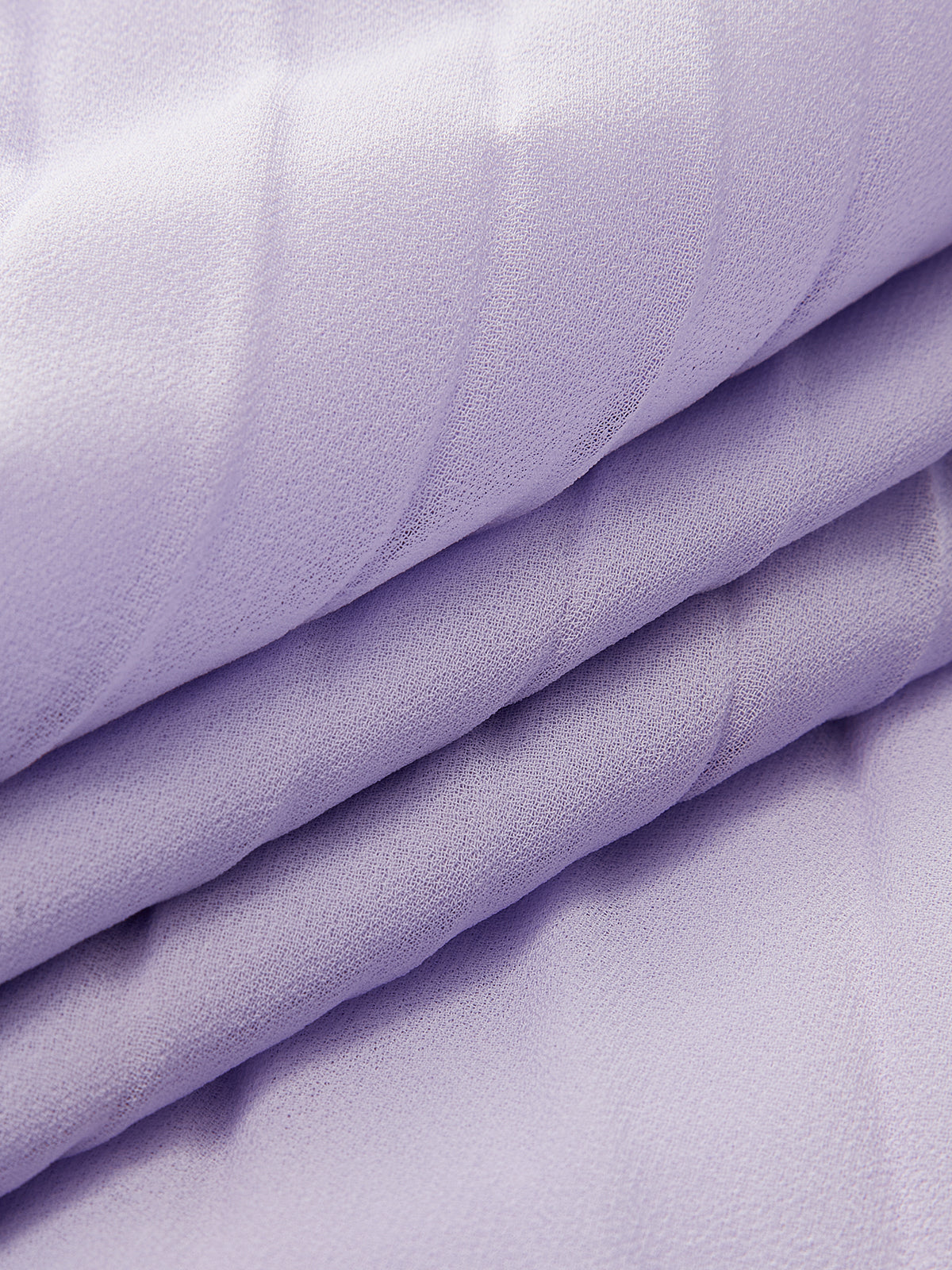 Robe longue à volants plissés en mousseline et col montant