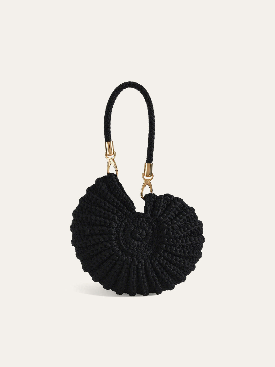 Gehäkelte muschelförmige Handtasche