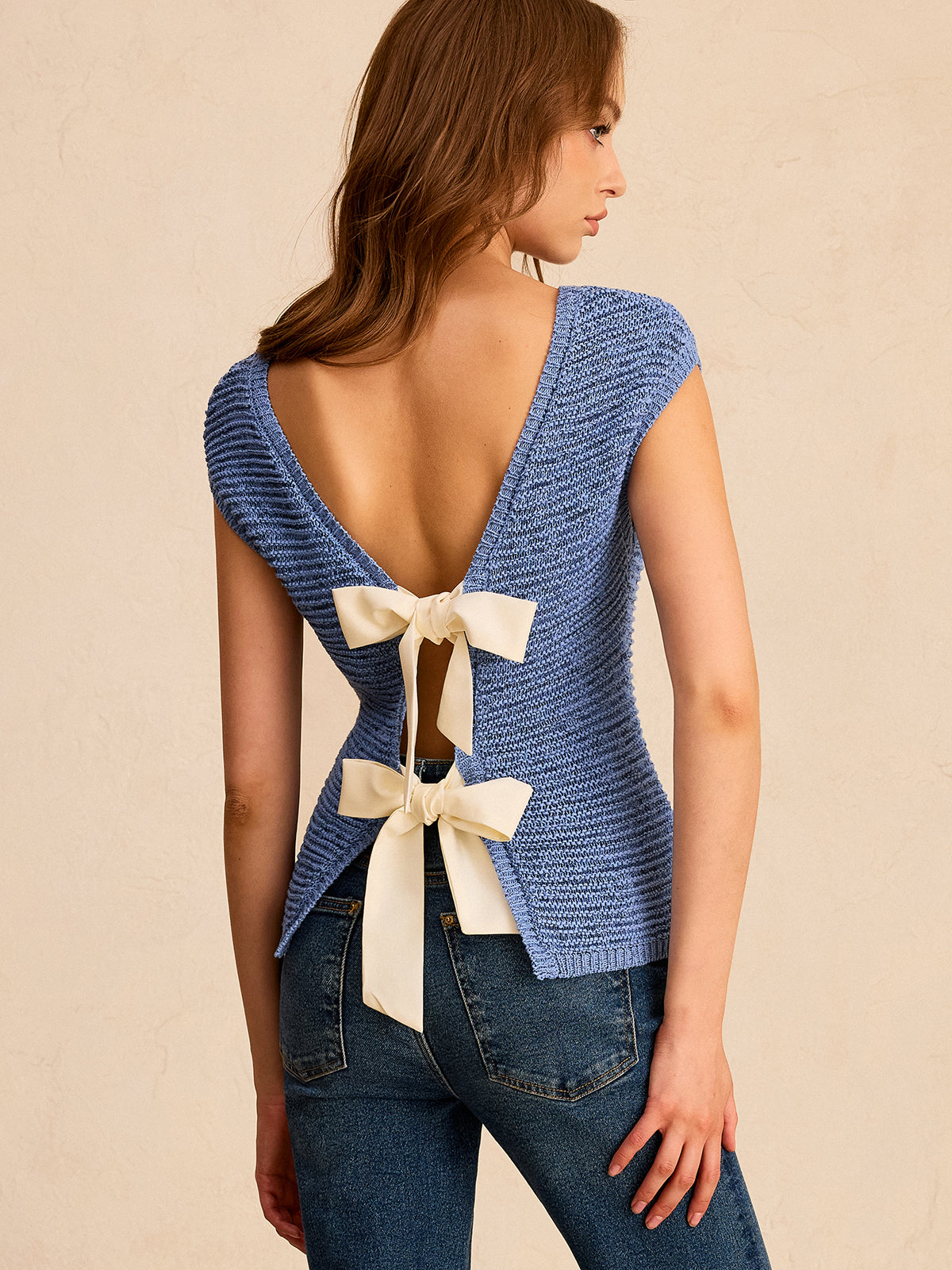 Stricktop mit Wendeschleife