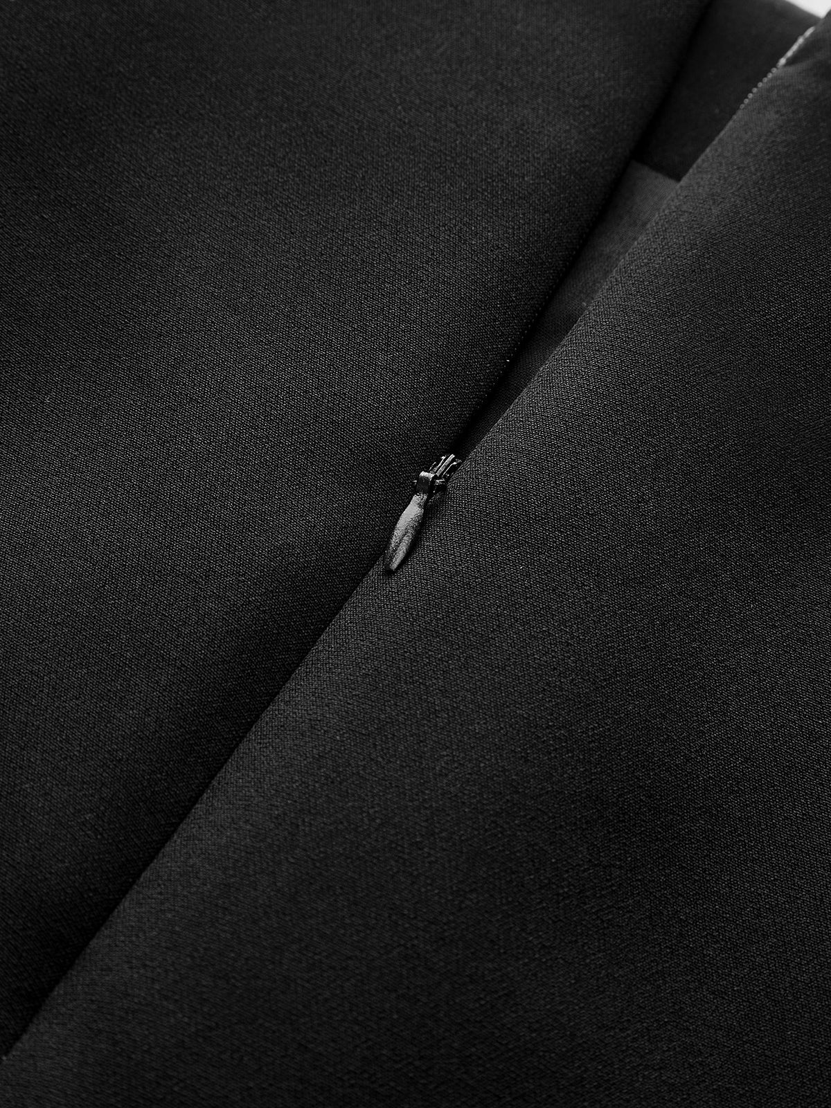 Minirock mit Metalldetail und Taschen