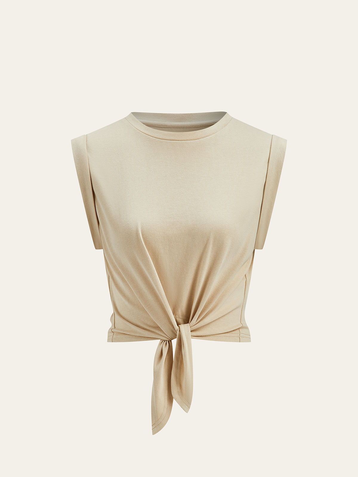 T-shirt en coton noué