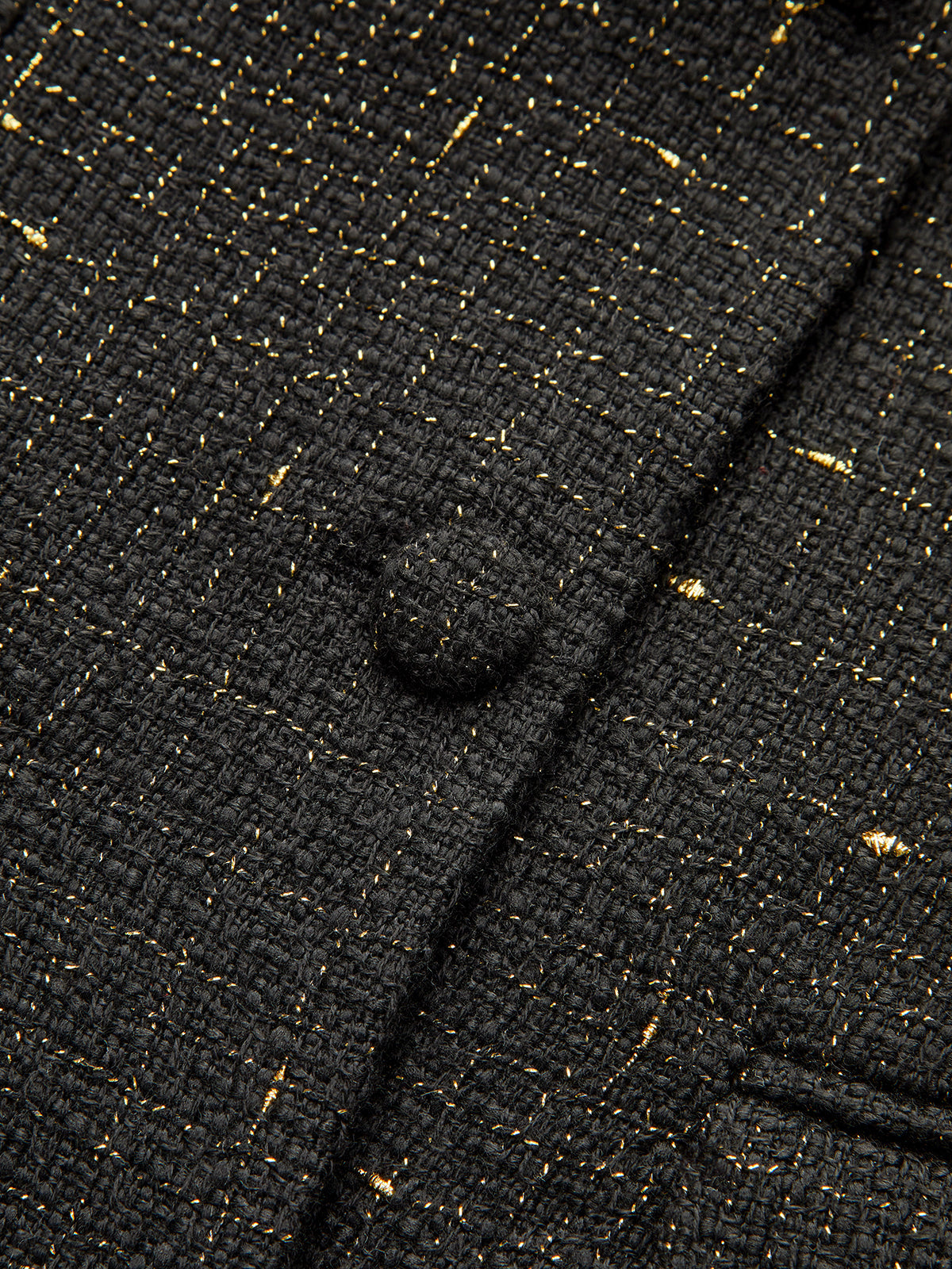 Gilet sans manches ceinturé en tweed