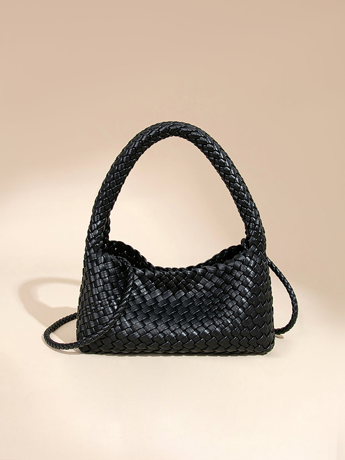 Woven PU Leather Bag