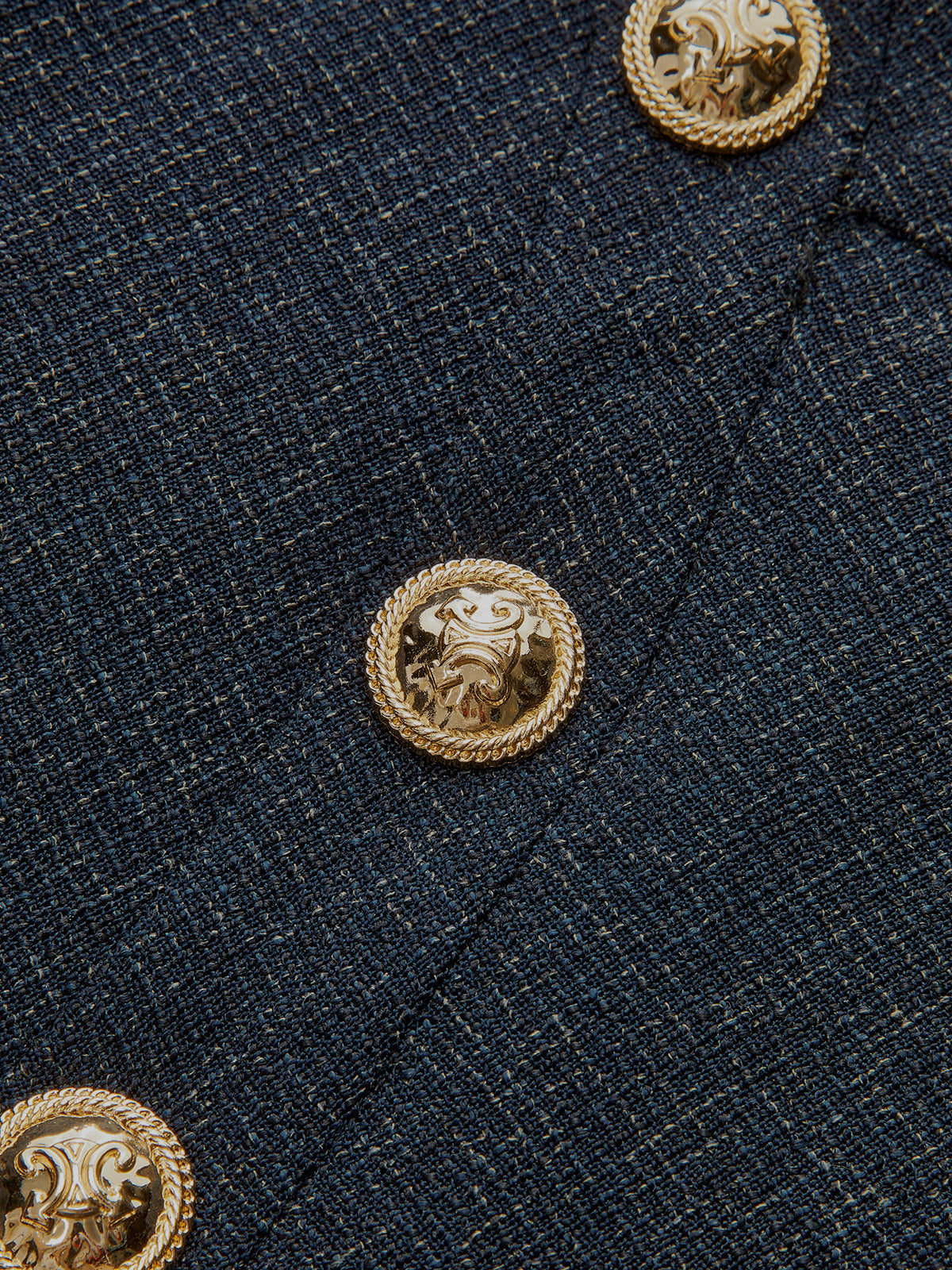 Minirock mit Metalldetails und Rüschensaum