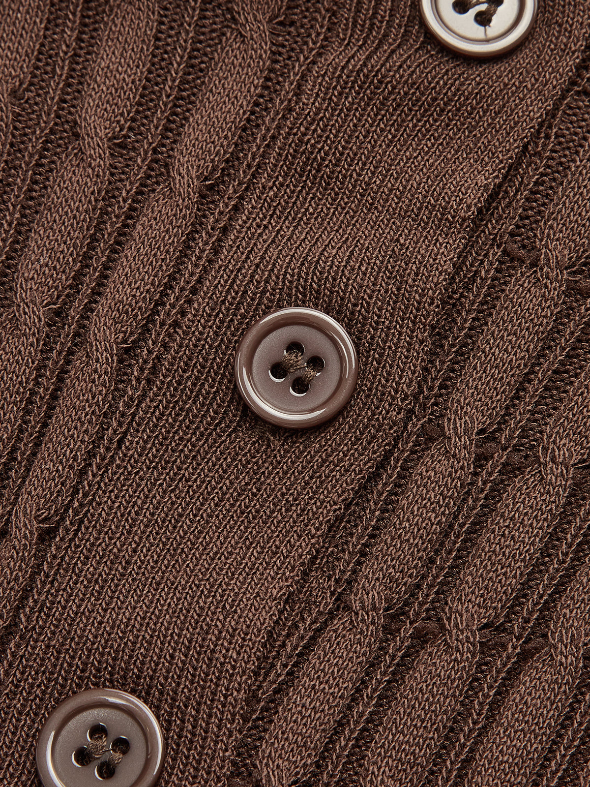 Cable-Knit Short-Sleeve Polo Dress