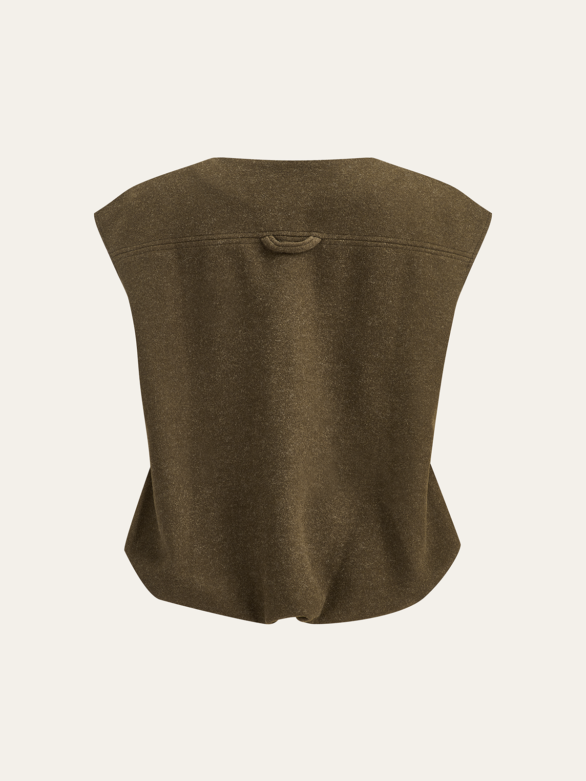 Zip Front Sleeveless Vest