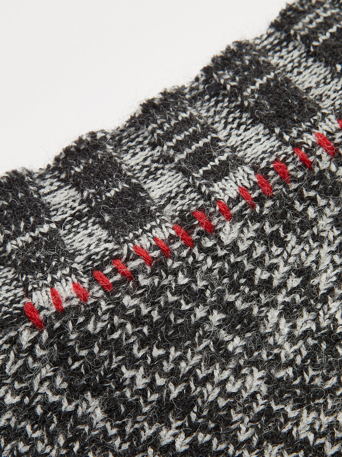 Two-Tone Reversible V-Neck Knit Vest