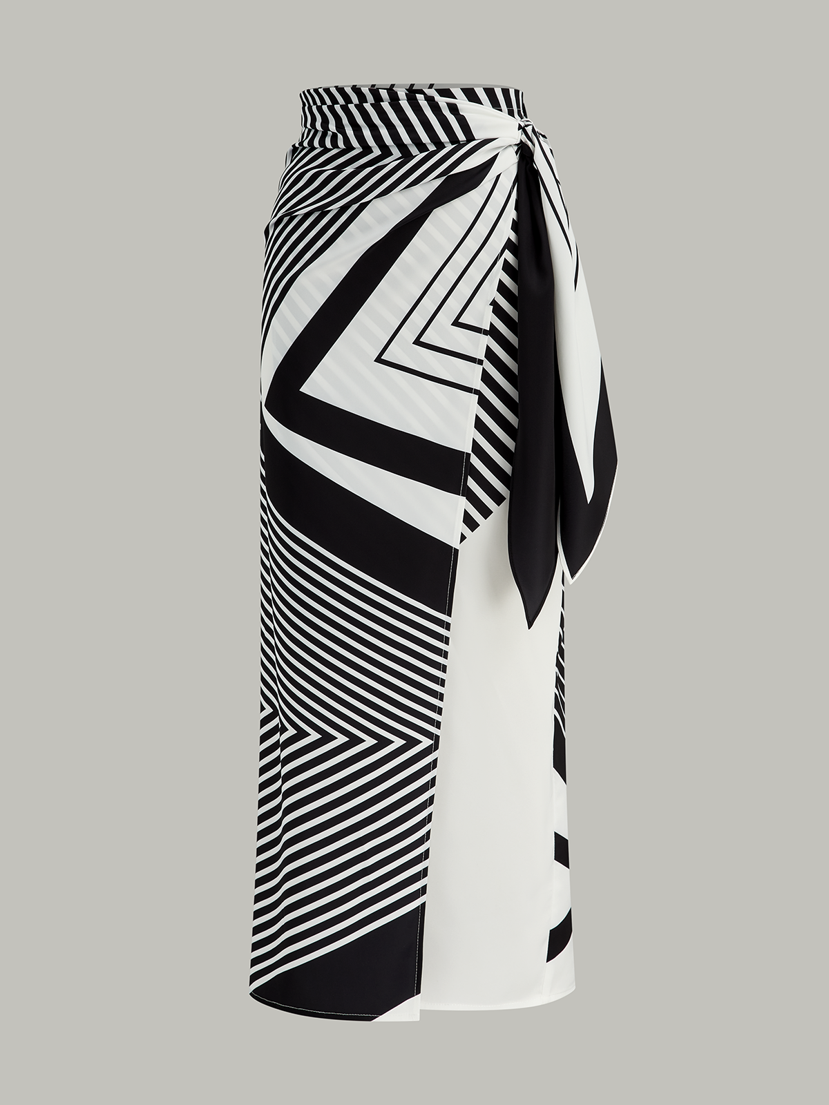 Ensemble débardeur et jupe portefeuille imprimée