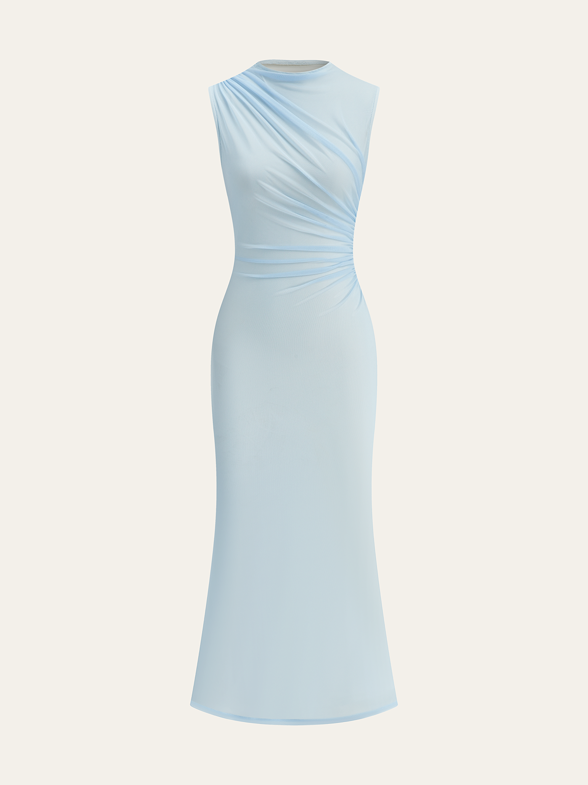 Rückenfreies Maxikleid mit Farbverlauf