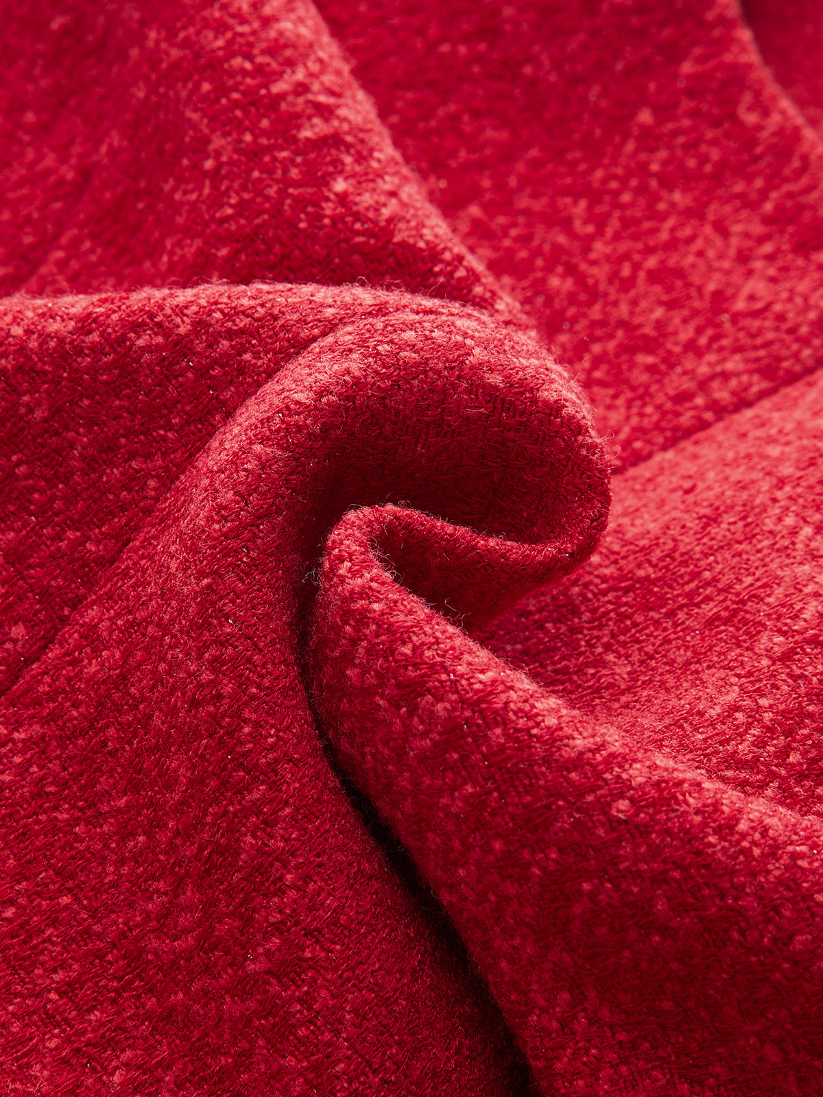 Tweedweste mit Gürtel und kurzen Ärmeln