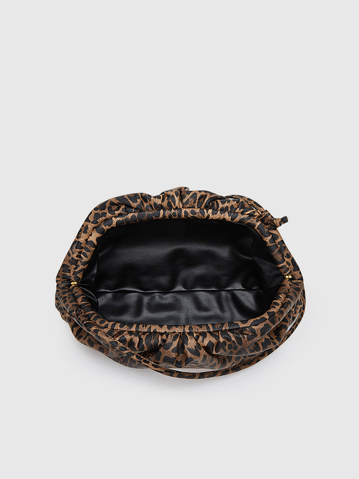 Leopardmuster geraffte Cloud Bag