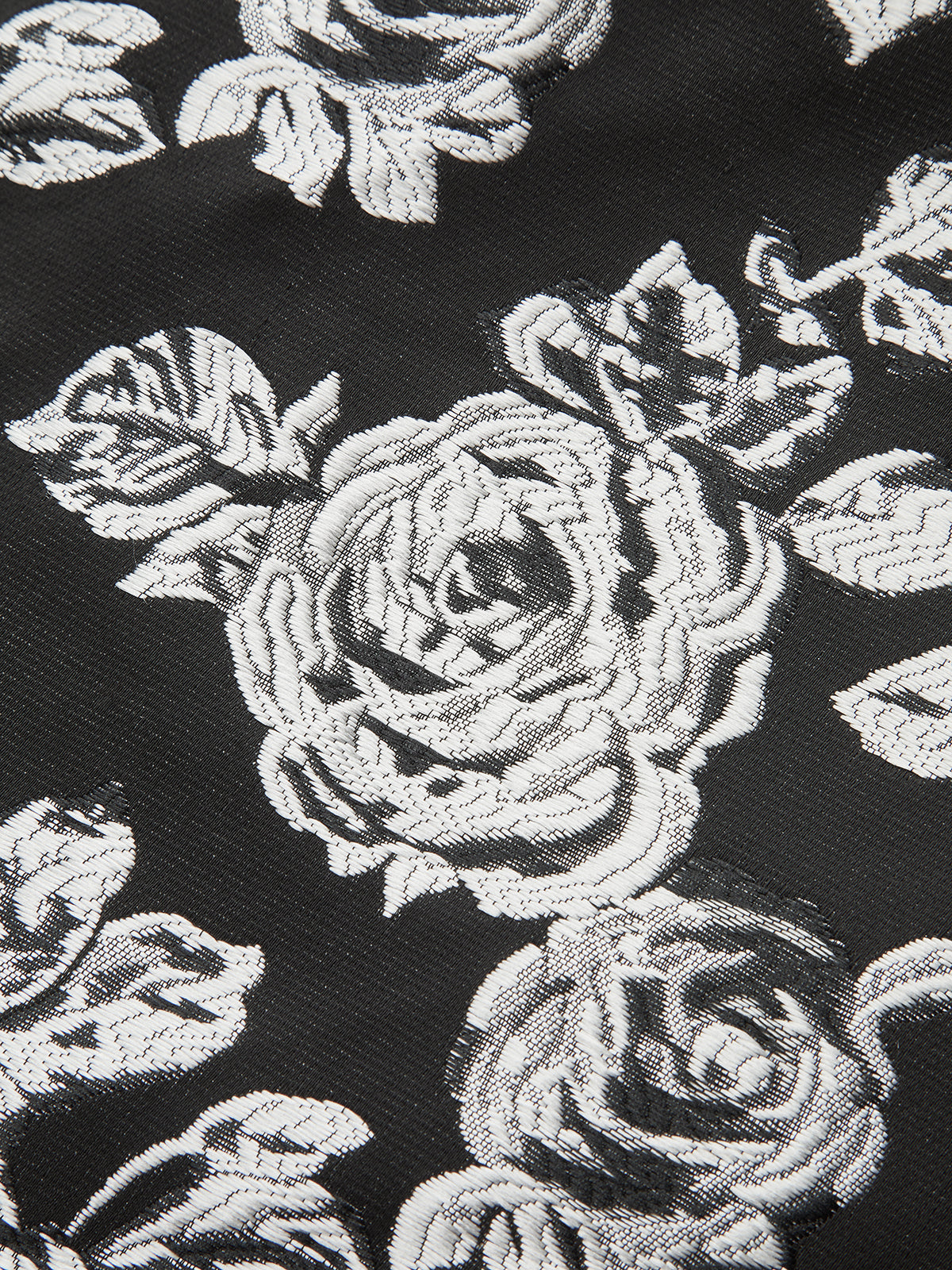 Minirock mit Rosen-Jacquardmuster
