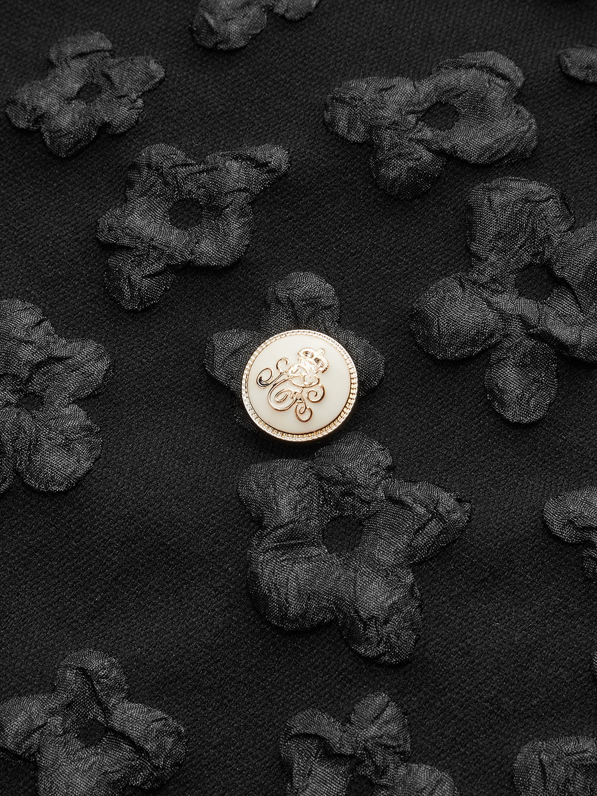 Rock mit Blumenmuster und hohem Bund